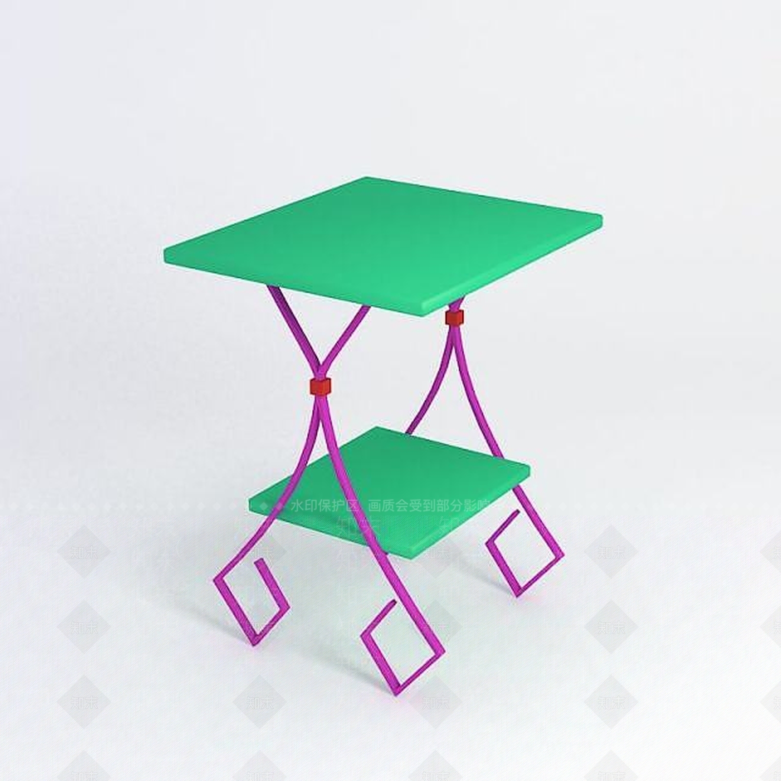 现代花艺桌几3D模型下载【ID:1188916578】