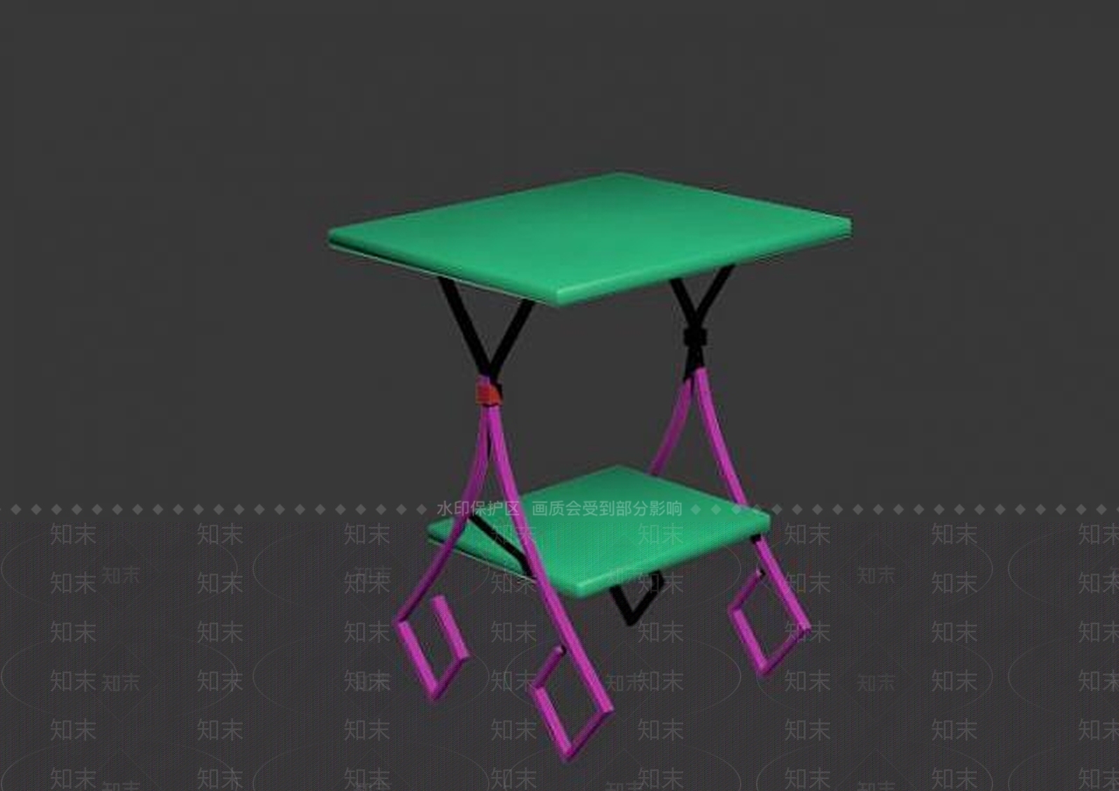 现代花艺桌几3D模型下载【ID:1188916578】