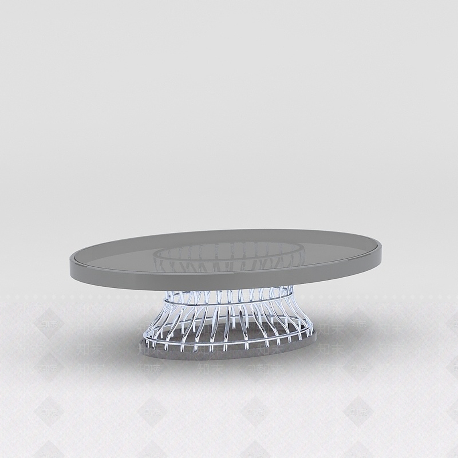 现代圆桌子3D模型下载【ID:1188917092】