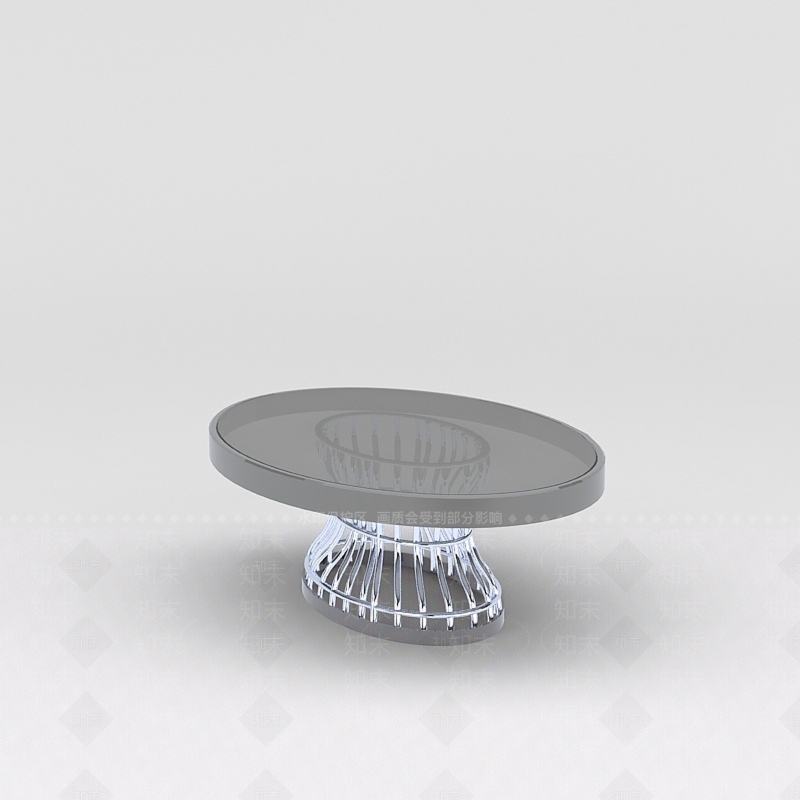 现代圆桌子3D模型下载【ID:1188917092】