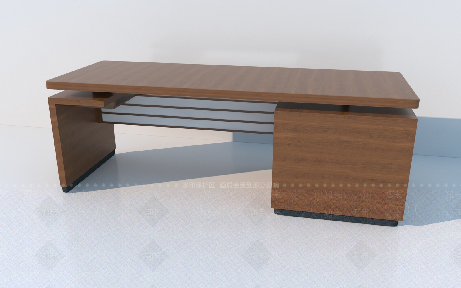 现代办公桌3D模型下载【ID:1188918695】