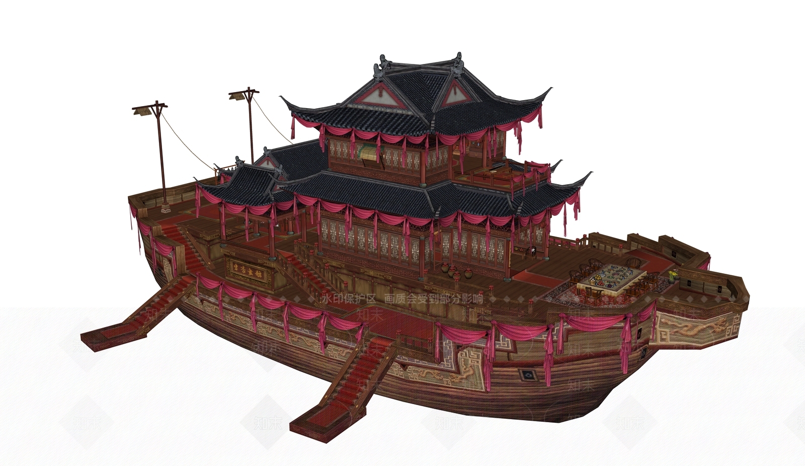船SU模型下载【ID:1188919517】