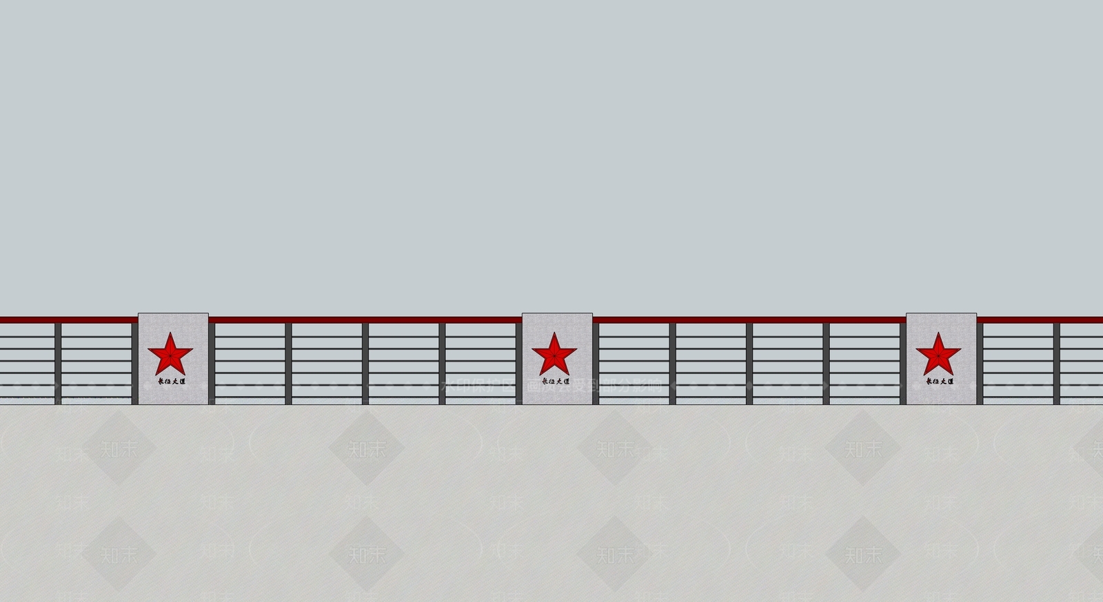 新中式现代围栏护栏SU模型下载【ID:1188922798】