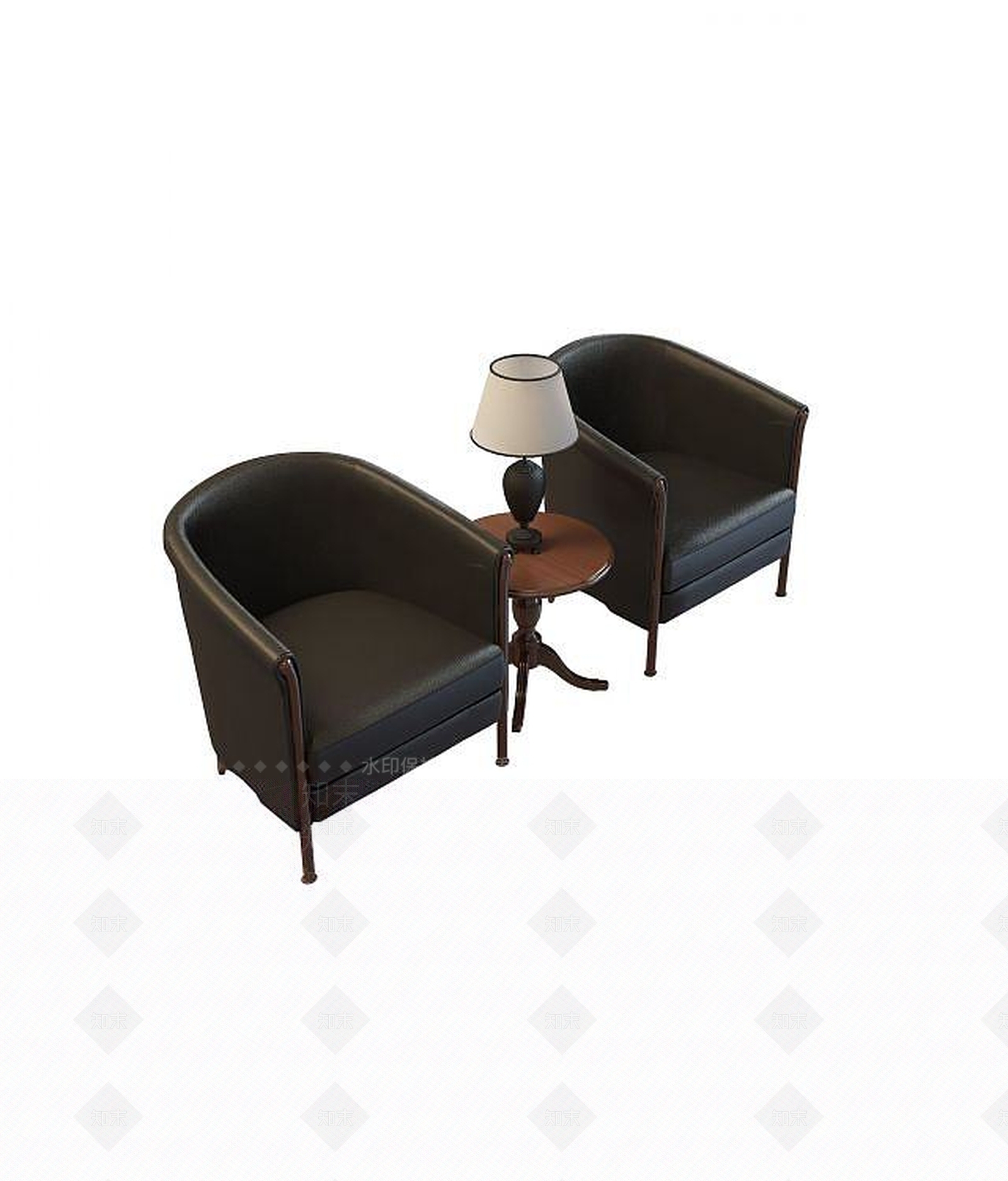 现代办公室商务桌椅3D模型下载【ID:1188922148】