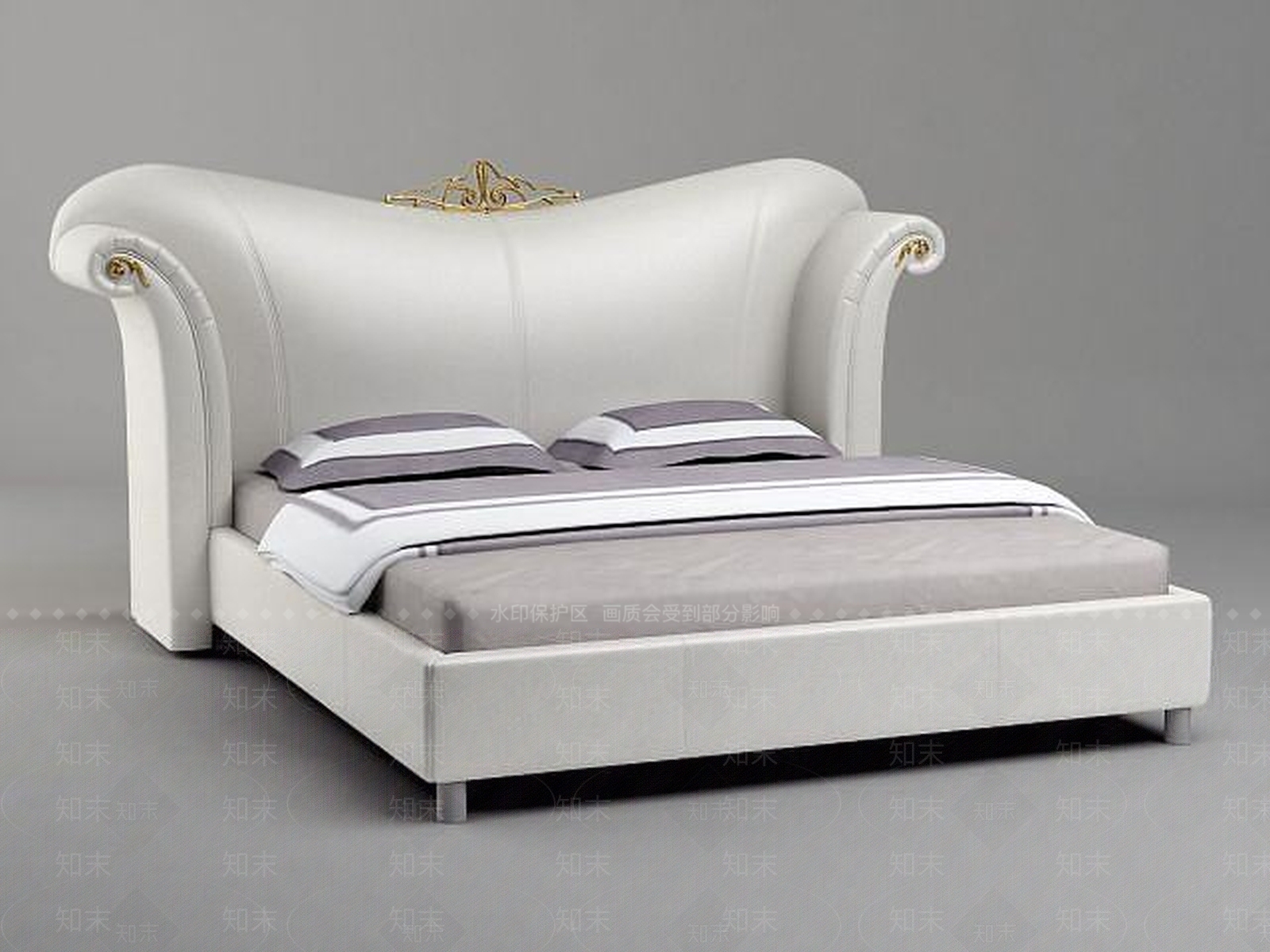 后现代床3D模型下载【ID:1188925679】