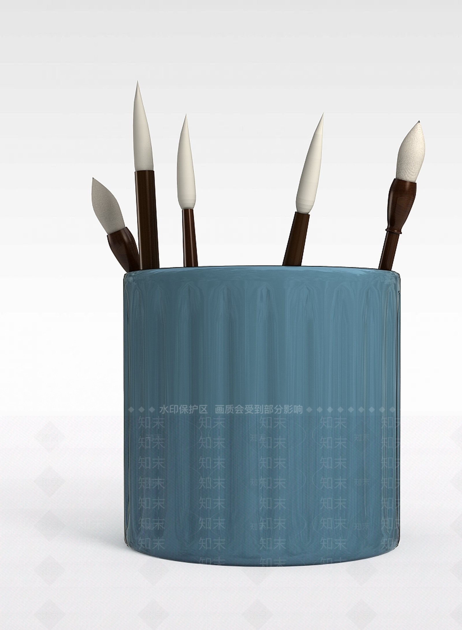 现代笔筒3D模型下载【ID:1188926147】