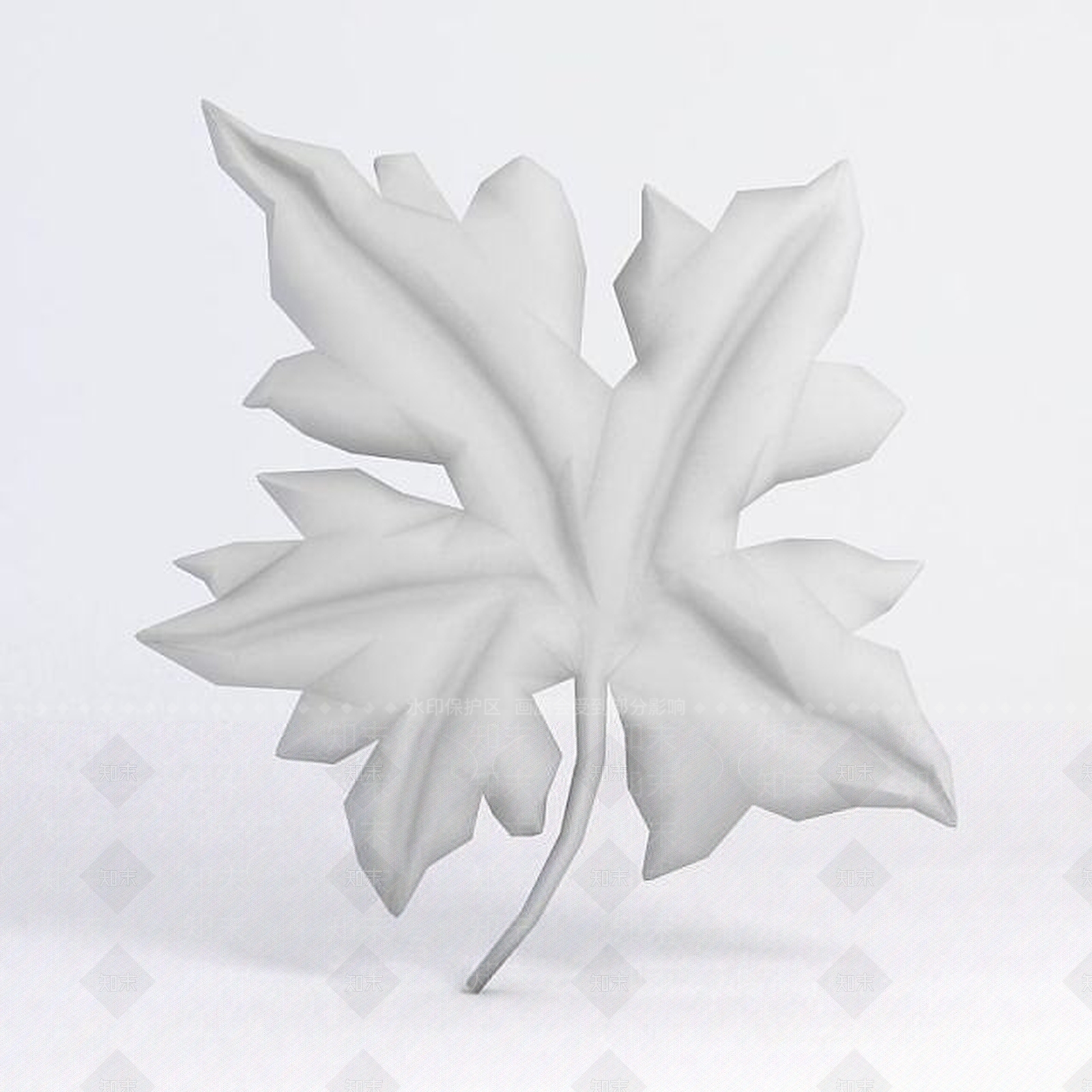 现代树叶雕花3D模型下载【ID:1188926346】