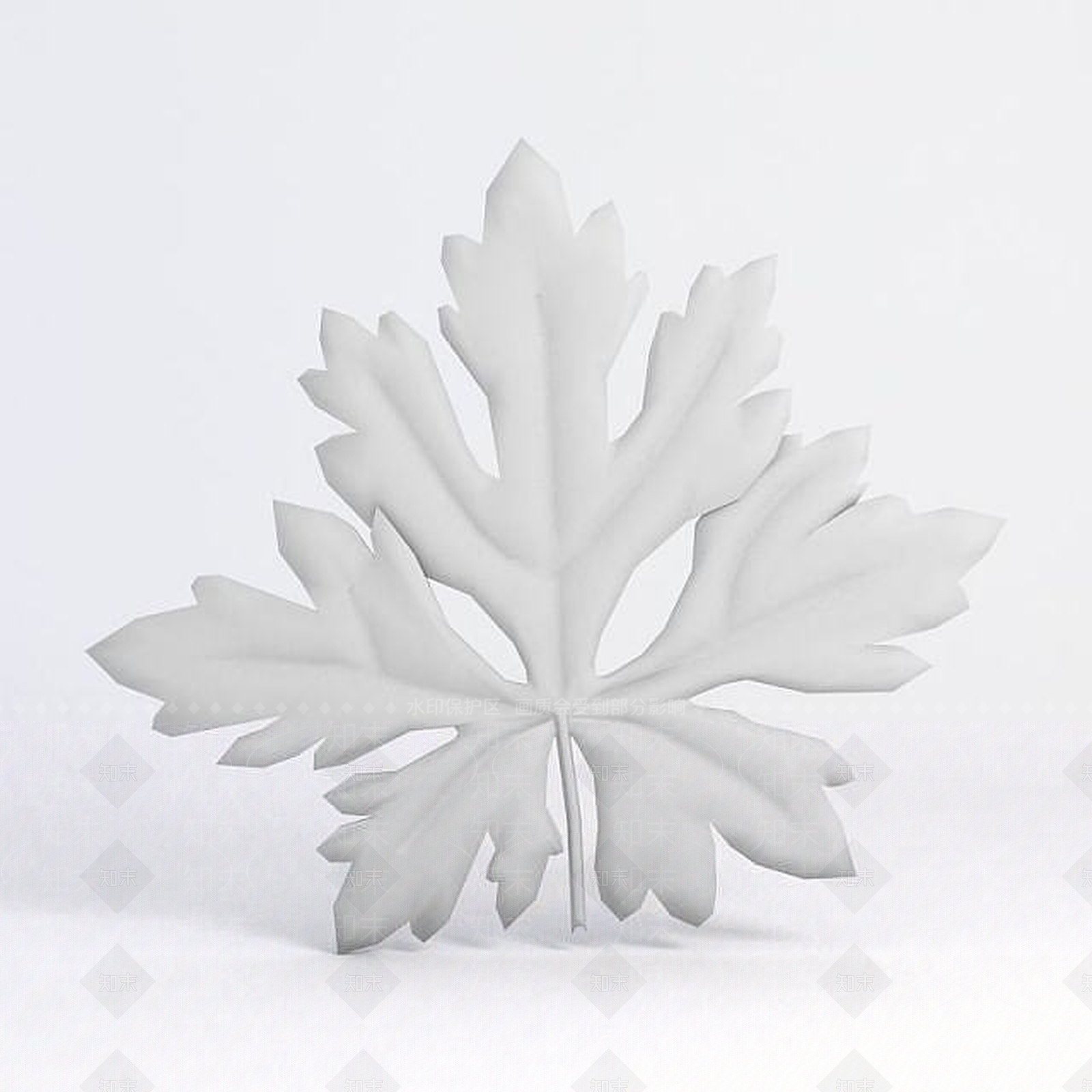 现代树叶塑模3D模型下载【ID:1188926470】