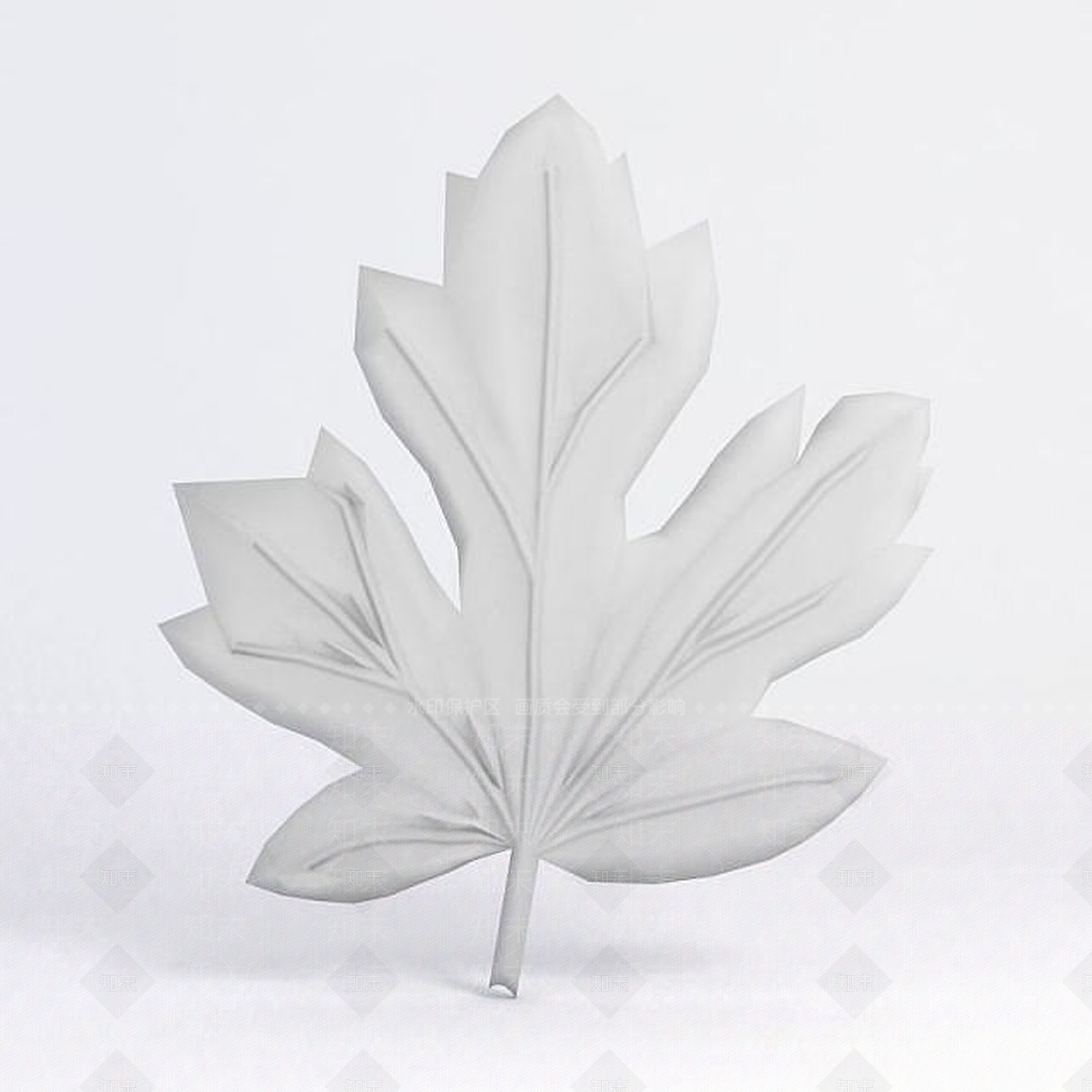 现代树叶塑模3D模型下载【ID:1188926407】