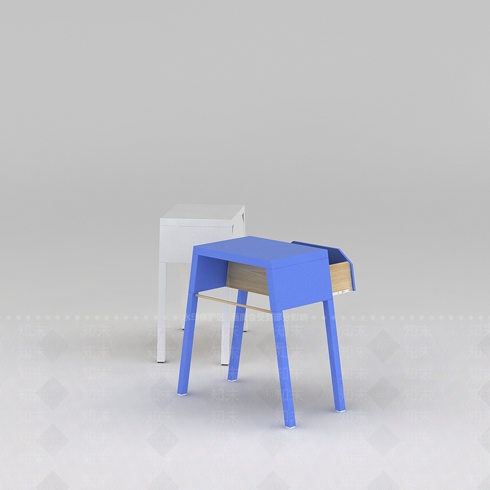 现代桌子3D模型下载【ID:1188927621】