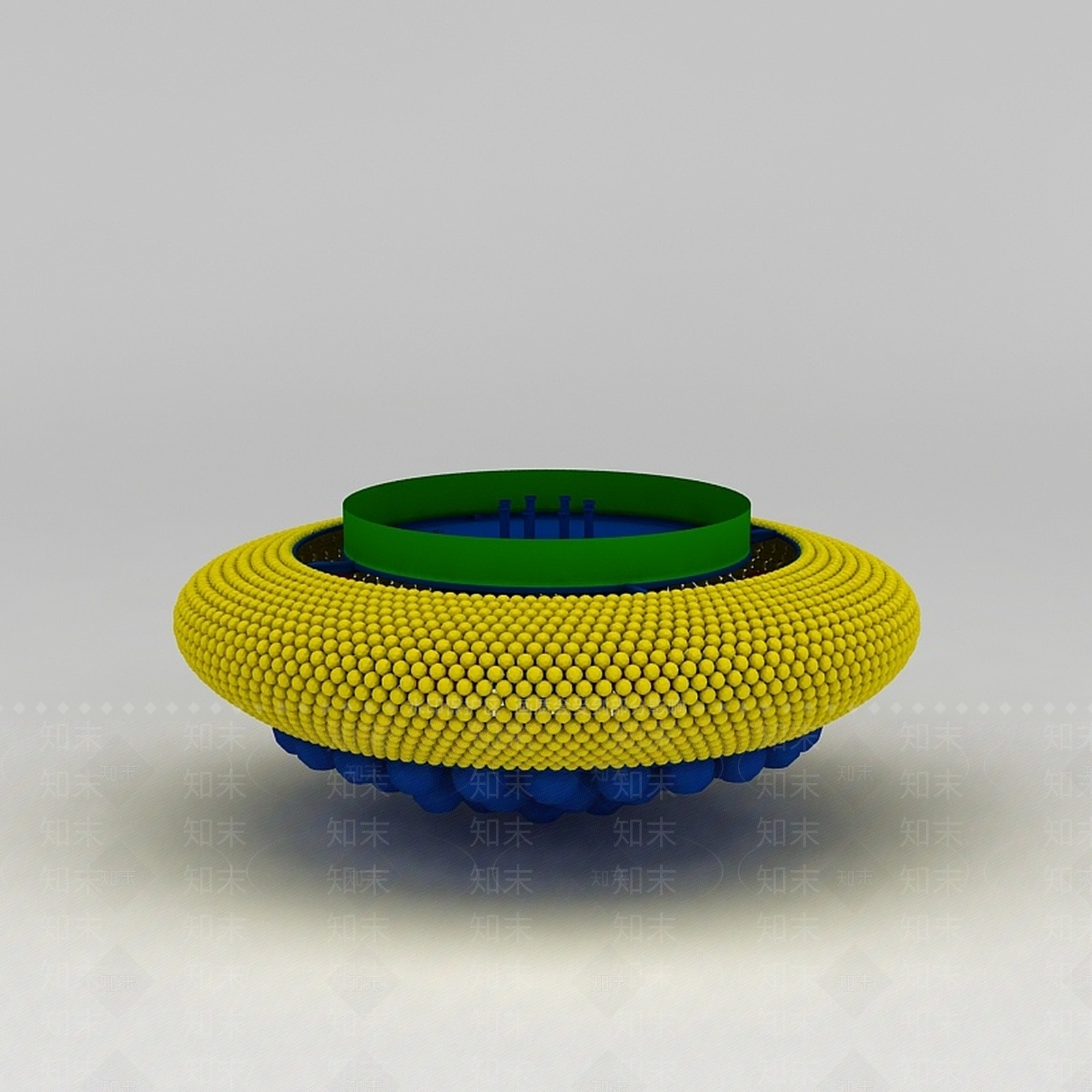 现代吸顶灯3D模型下载【ID:1188928506】