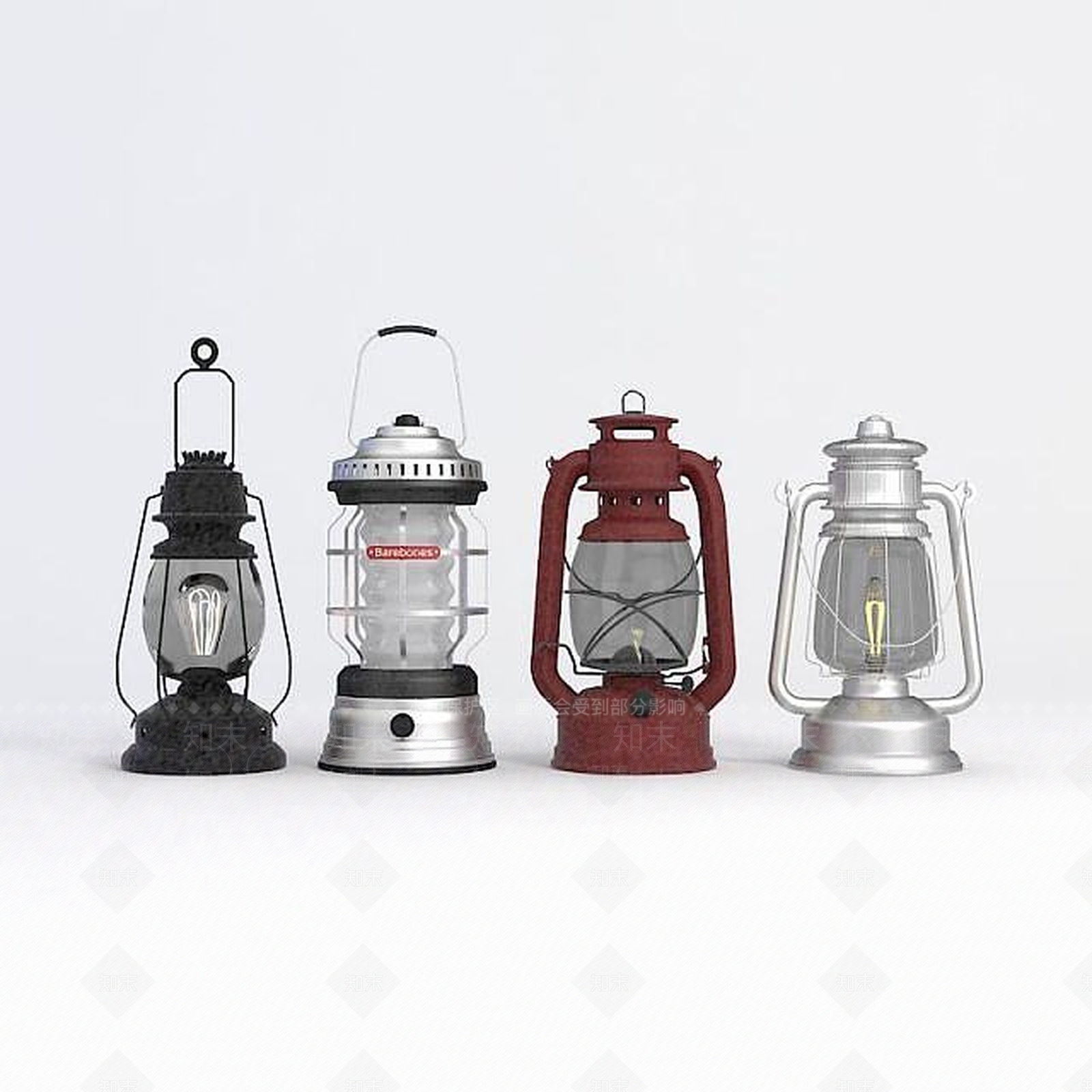 现代煤油灯3D模型下载【ID:1188929547】