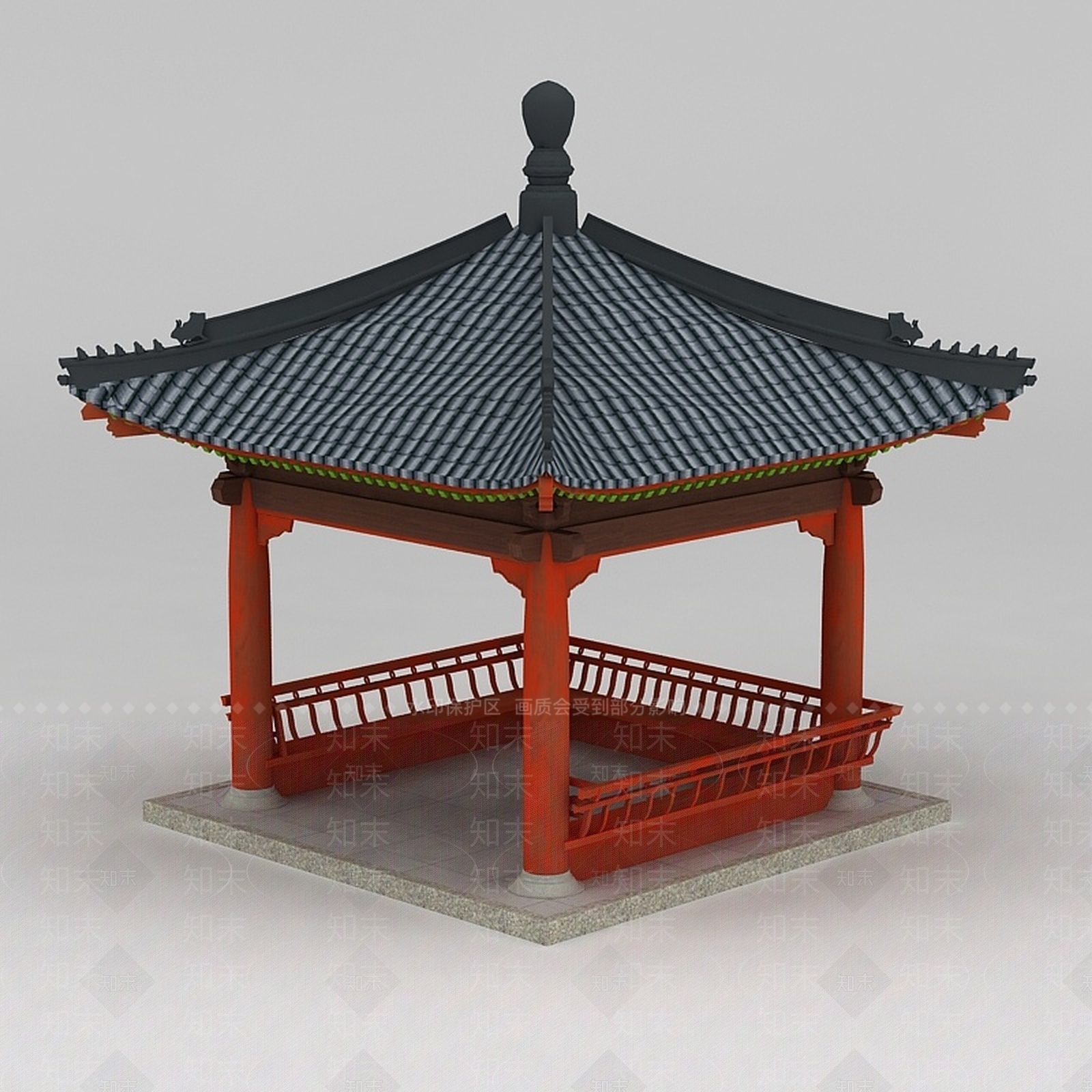 现代亭子3D模型下载【ID:1188930194】