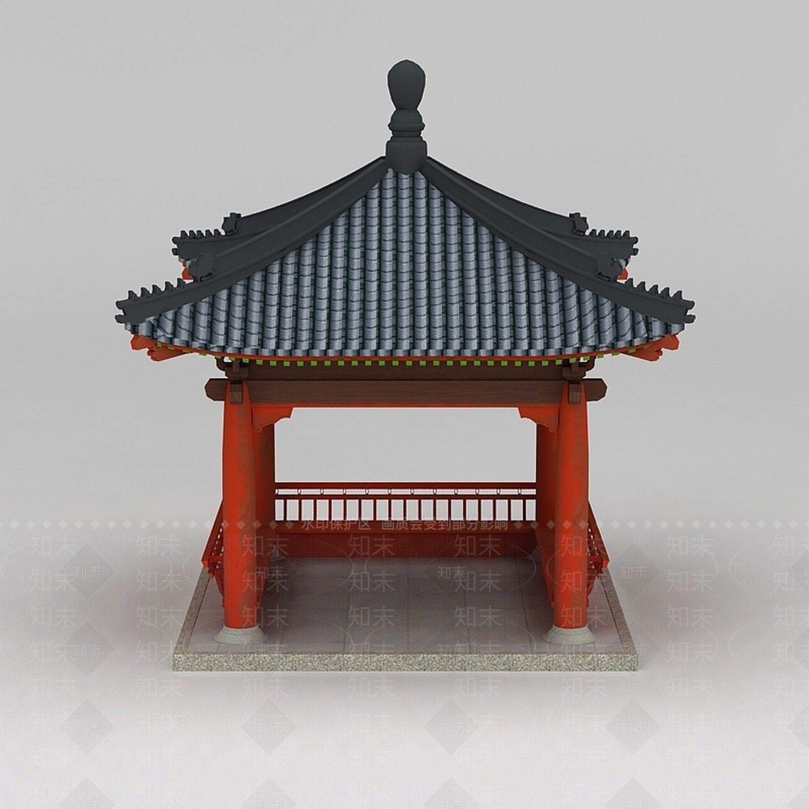 现代亭子3D模型下载【ID:1188930194】