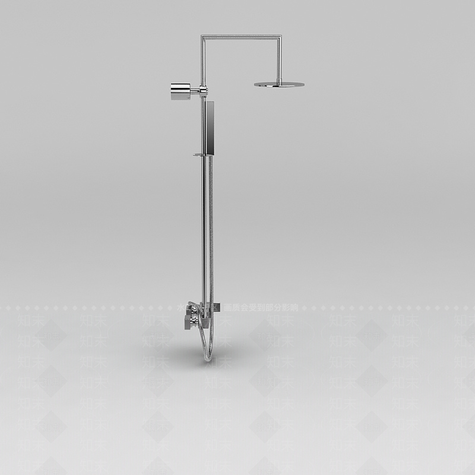 现代淋浴器3D模型下载【ID:1188930534】