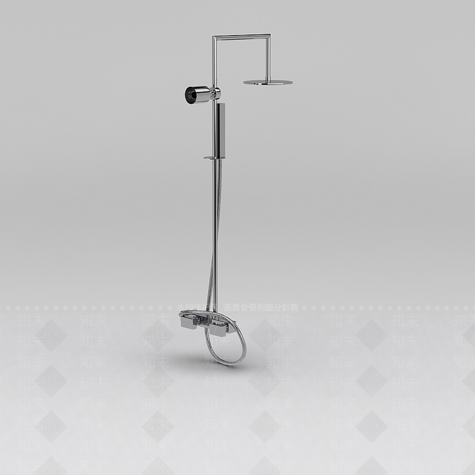 现代淋浴器3D模型下载【ID:1188930534】