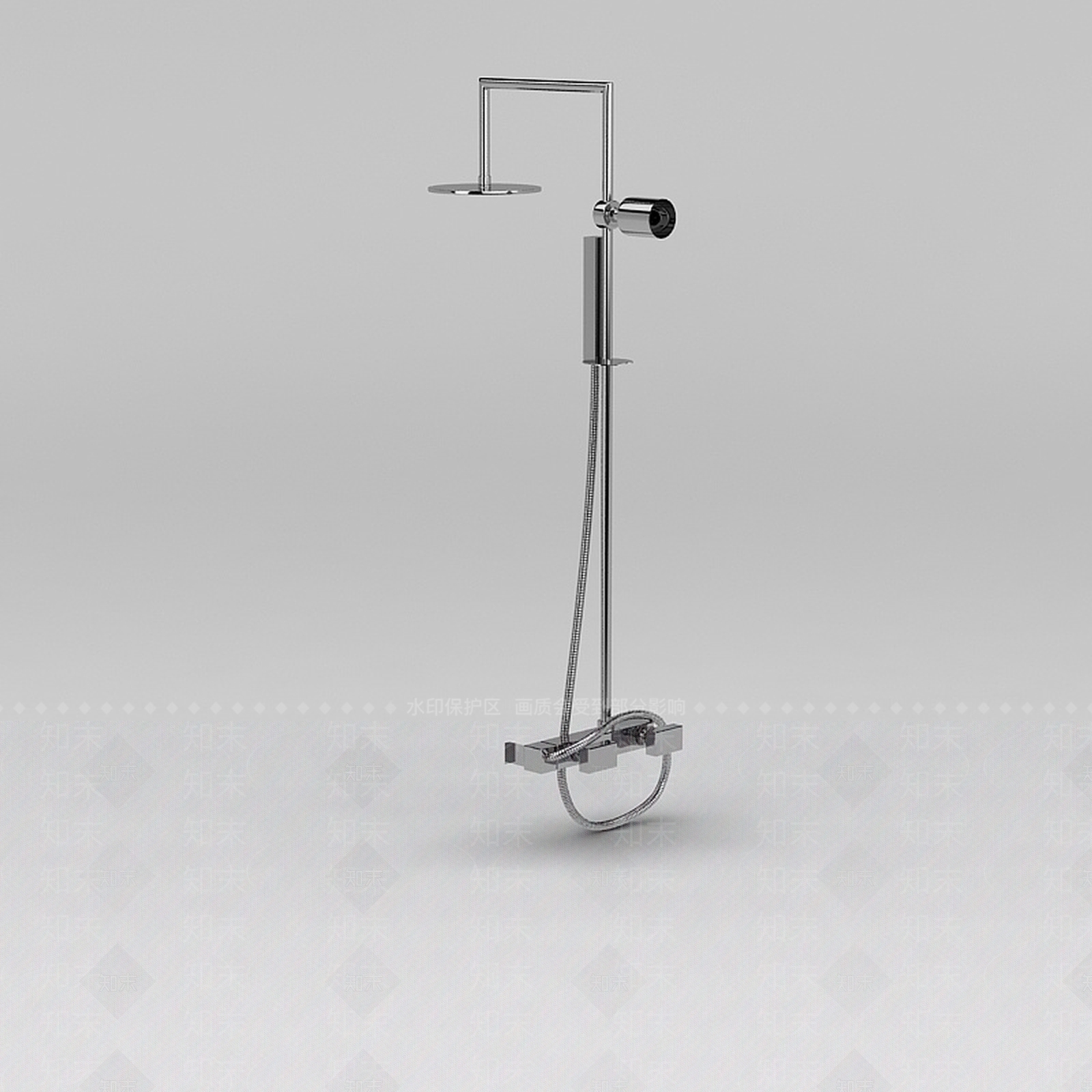 现代淋浴器3D模型下载【ID:1188930534】
