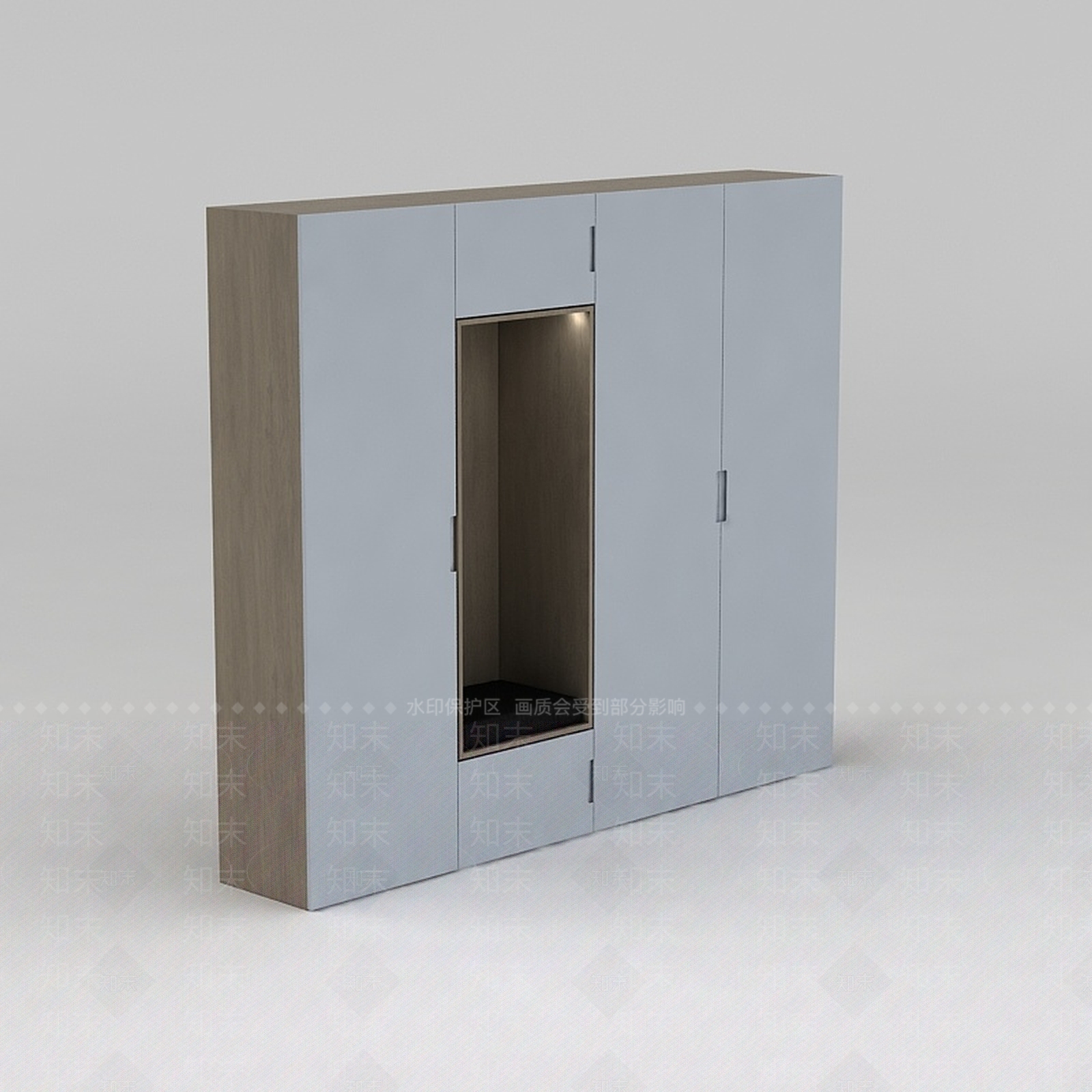 现代衣柜3D模型下载【ID:1189151577】