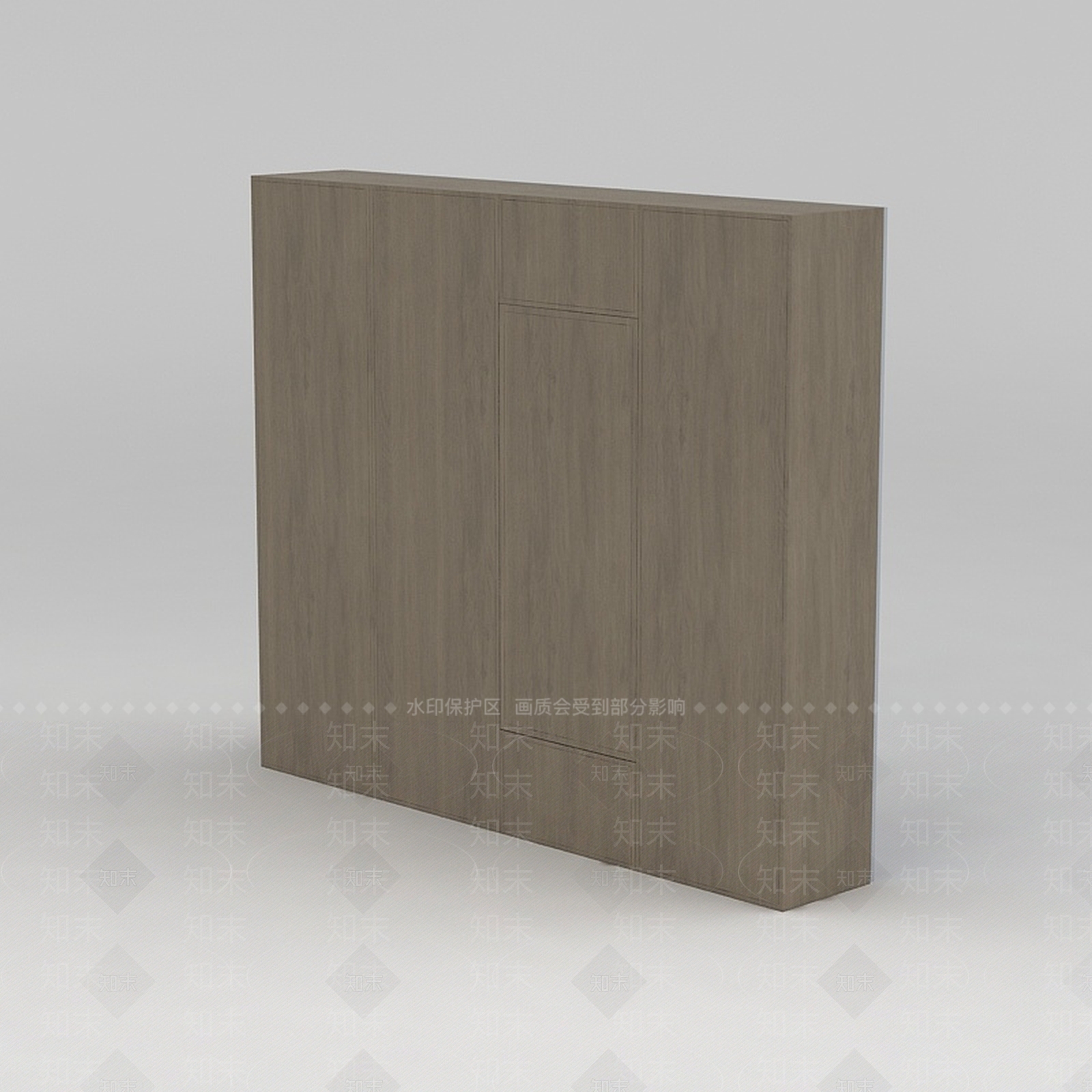 现代衣柜3D模型下载【ID:1189151577】