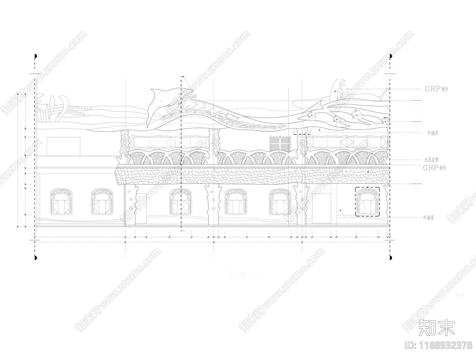 现代儿童乐园cad施工图下载【ID:1188932378】