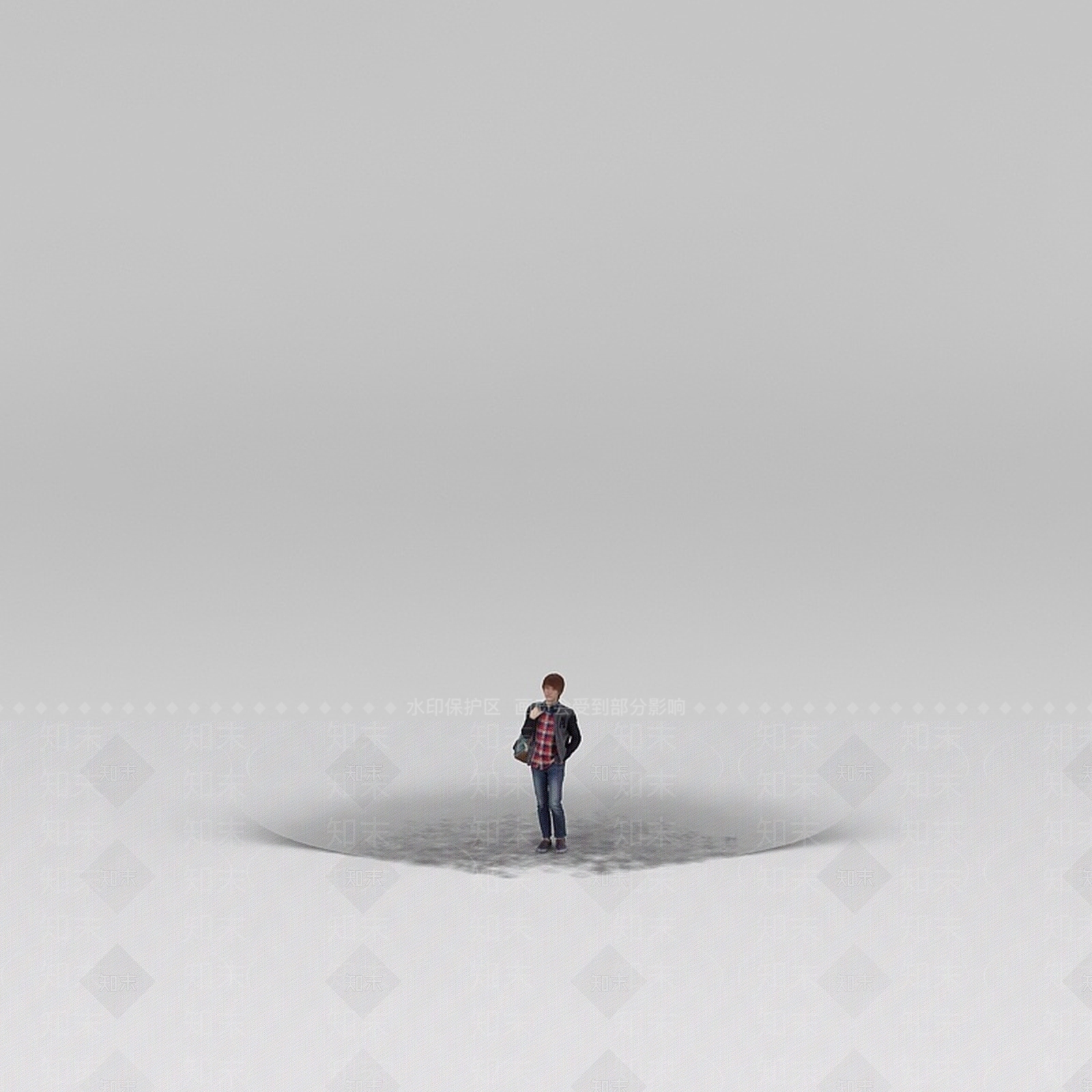现代男学生3D模型下载【ID:1188932084】