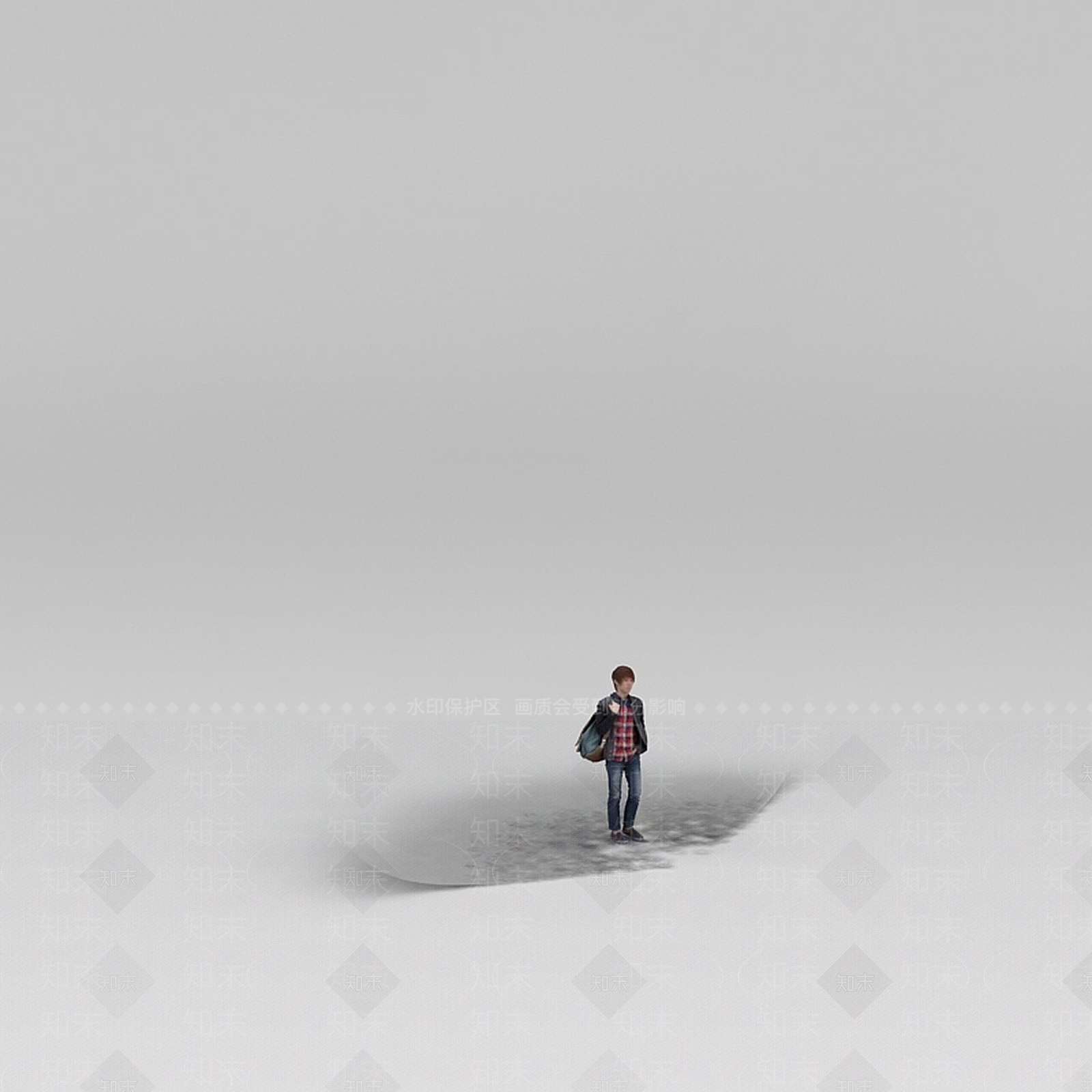 现代男学生3D模型下载【ID:1188932084】