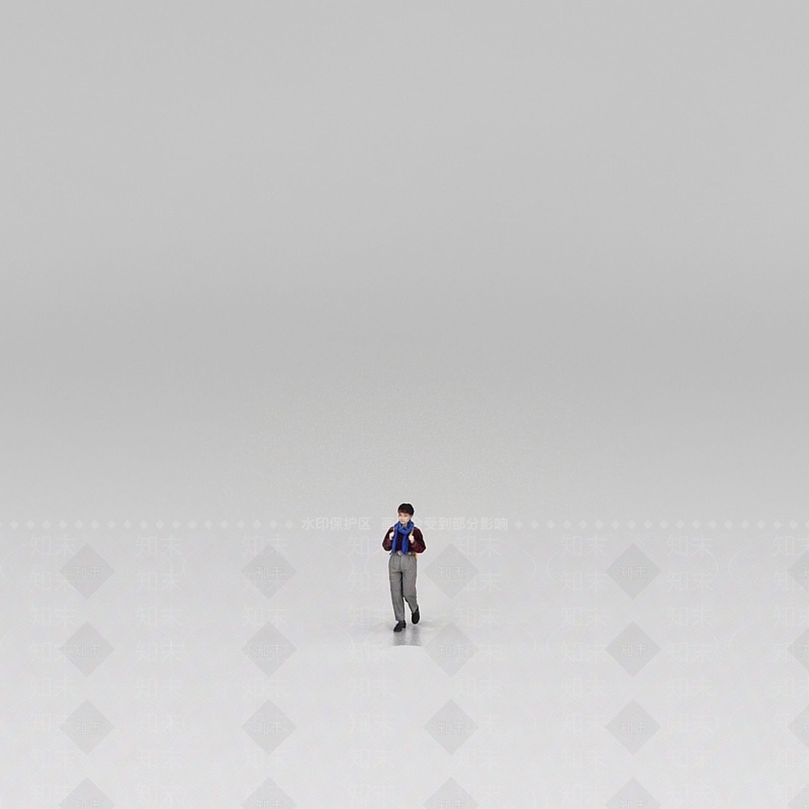现代学生3D模型下载【ID:1188932181】