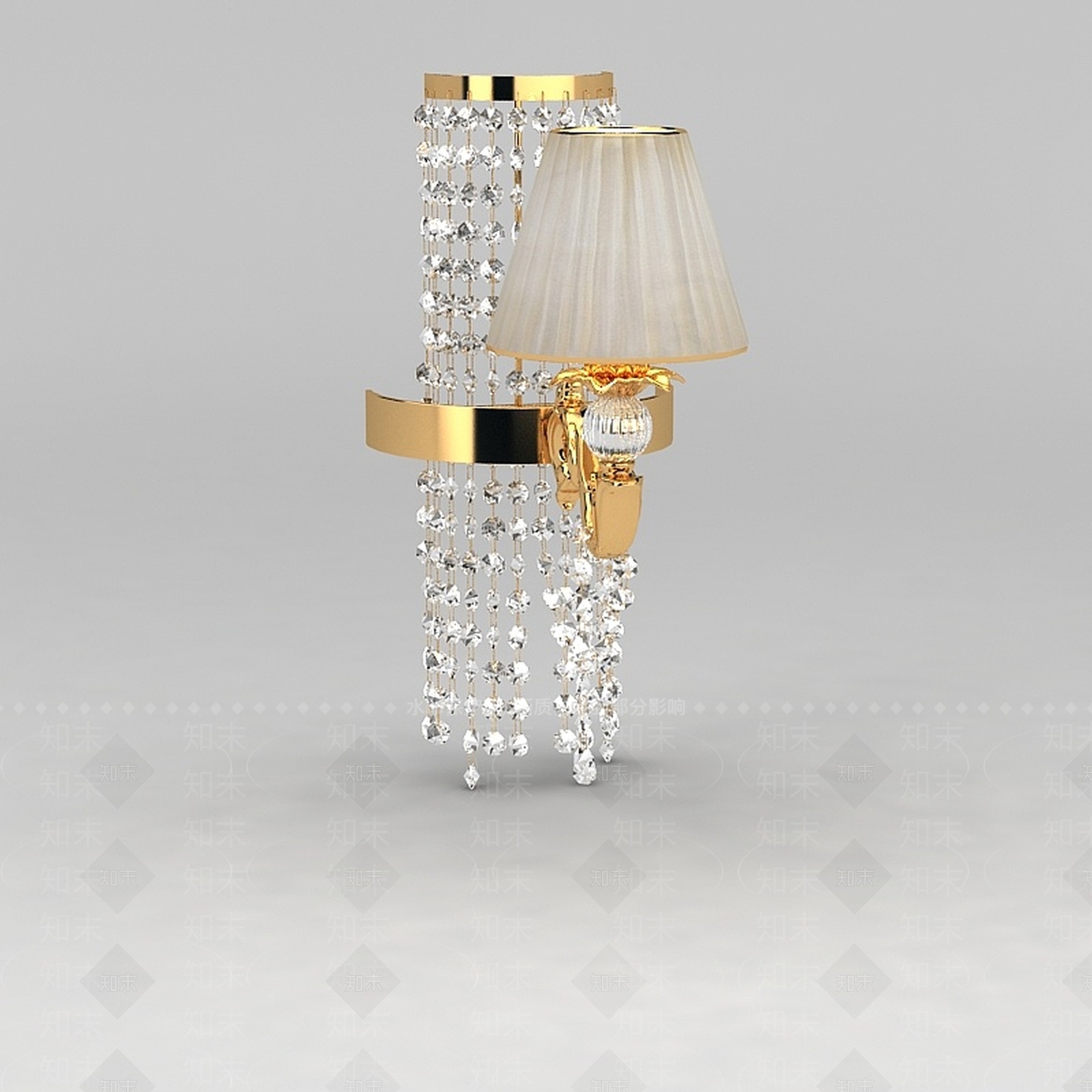现代奢华壁灯3D模型下载【ID:1188932220】