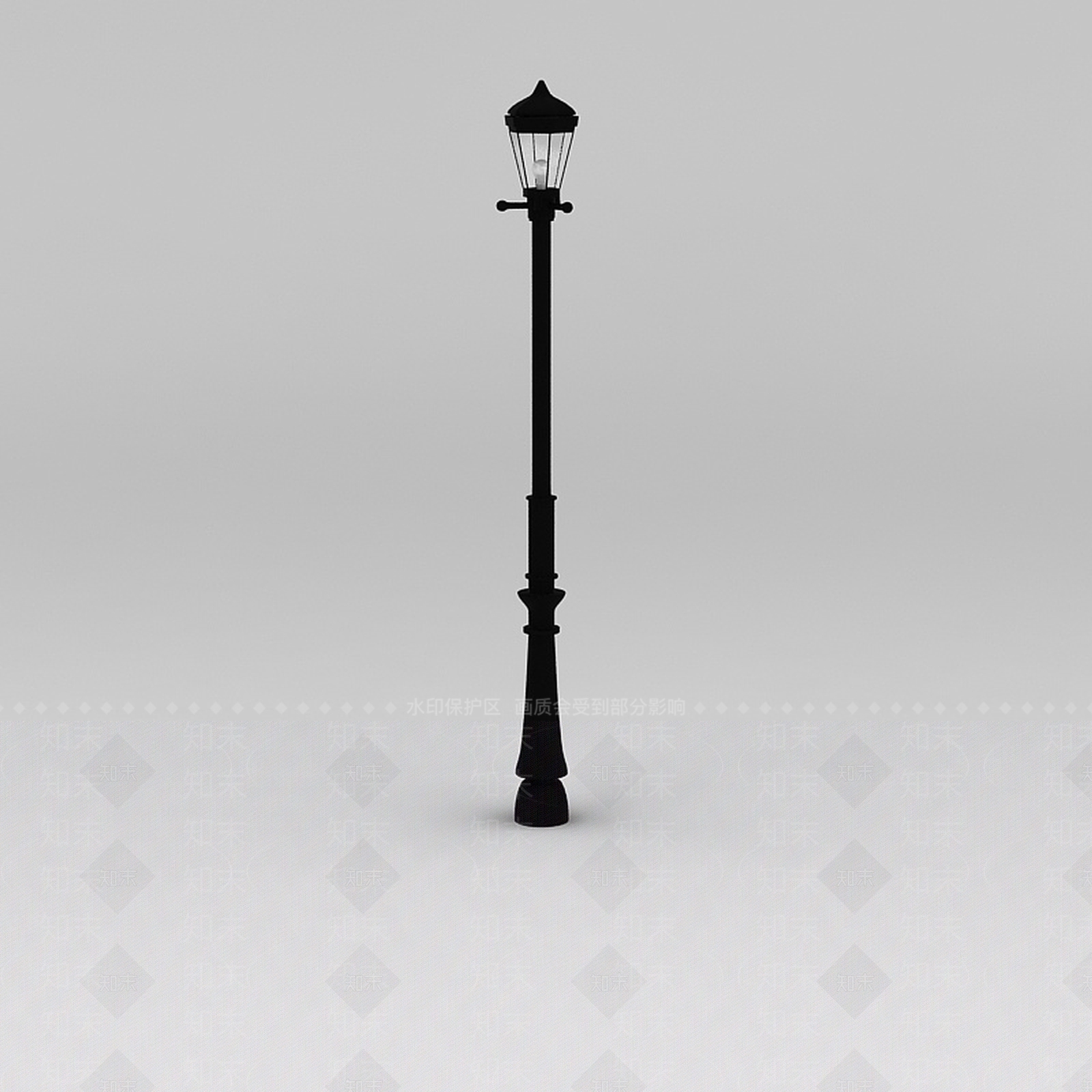 现代路灯3D模型下载【ID:1188933115】