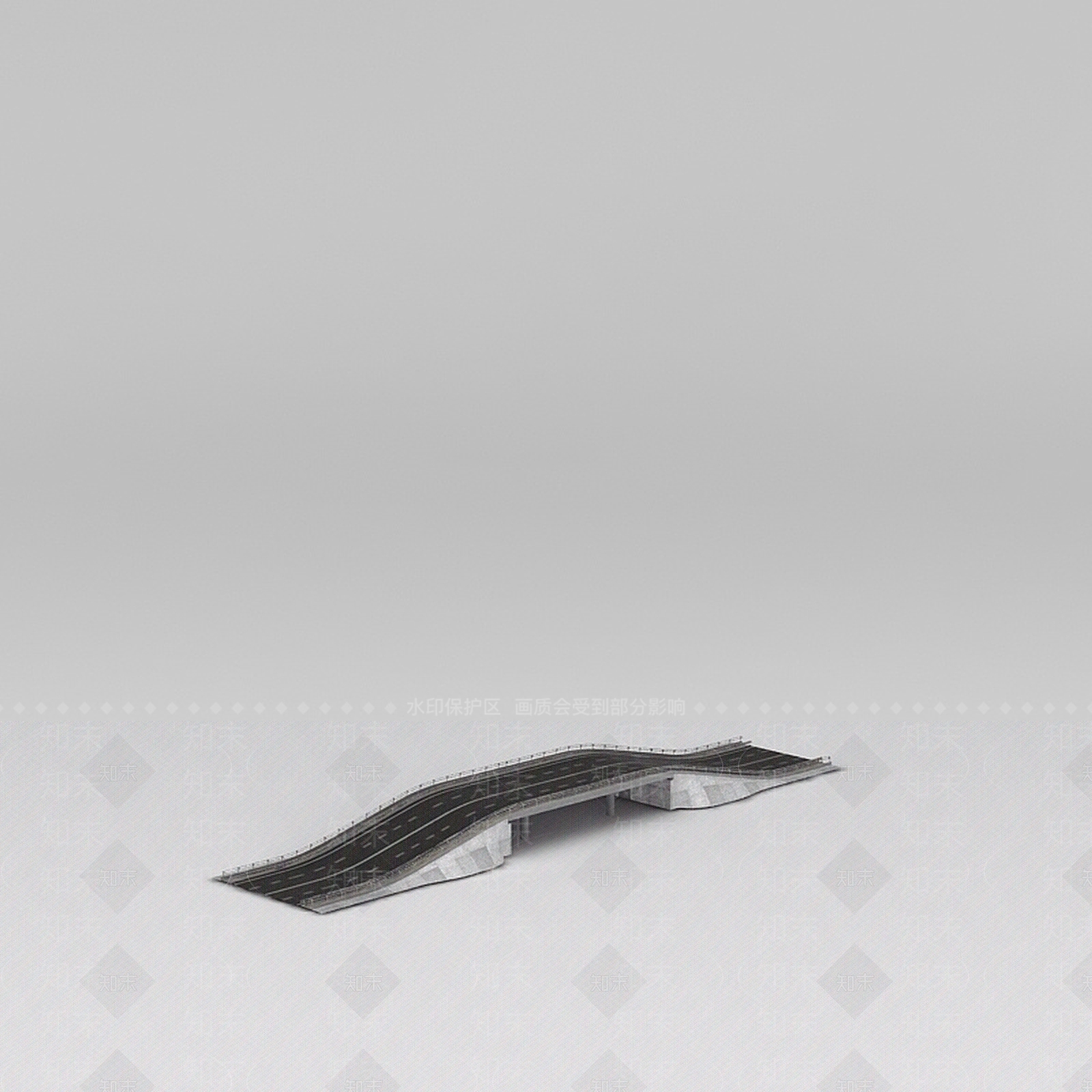 现代高速路3D模型下载【ID:1188933303】