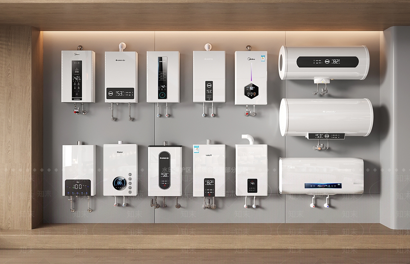 热水器3D模型下载【ID:1188938205】