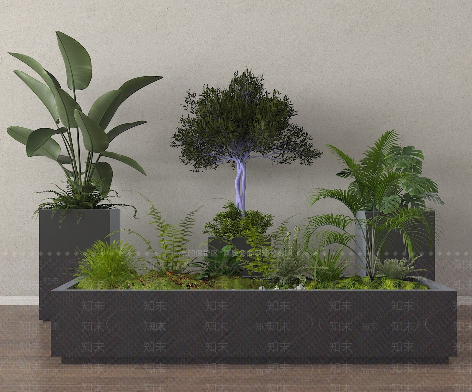花草SU模型下载【ID:1188942200】