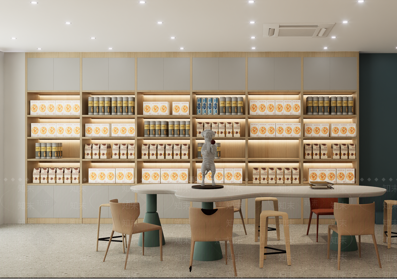 现代简约宠物店SU模型下载【ID:1188944674】