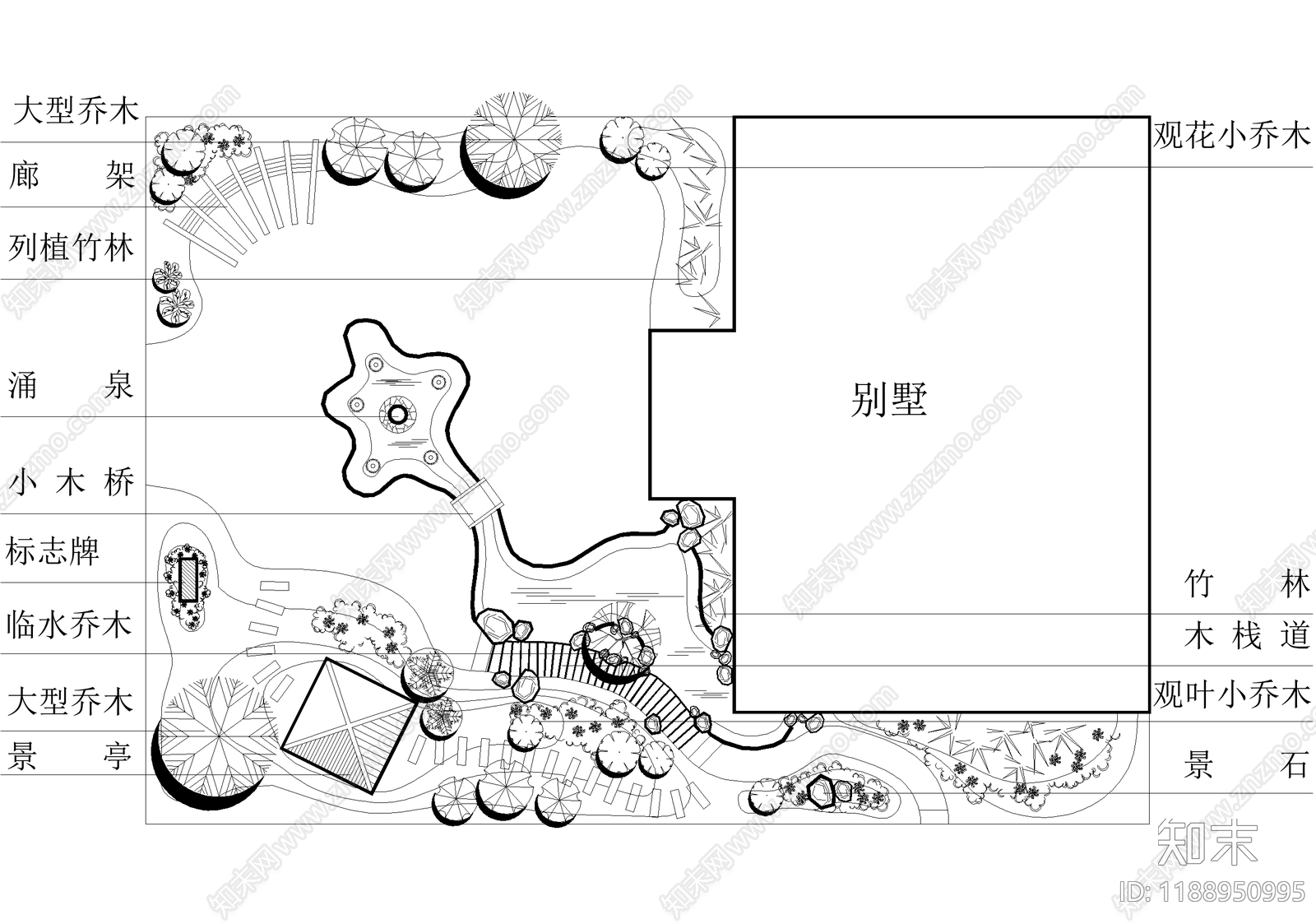 庭院施工图下载【ID:1188950995】