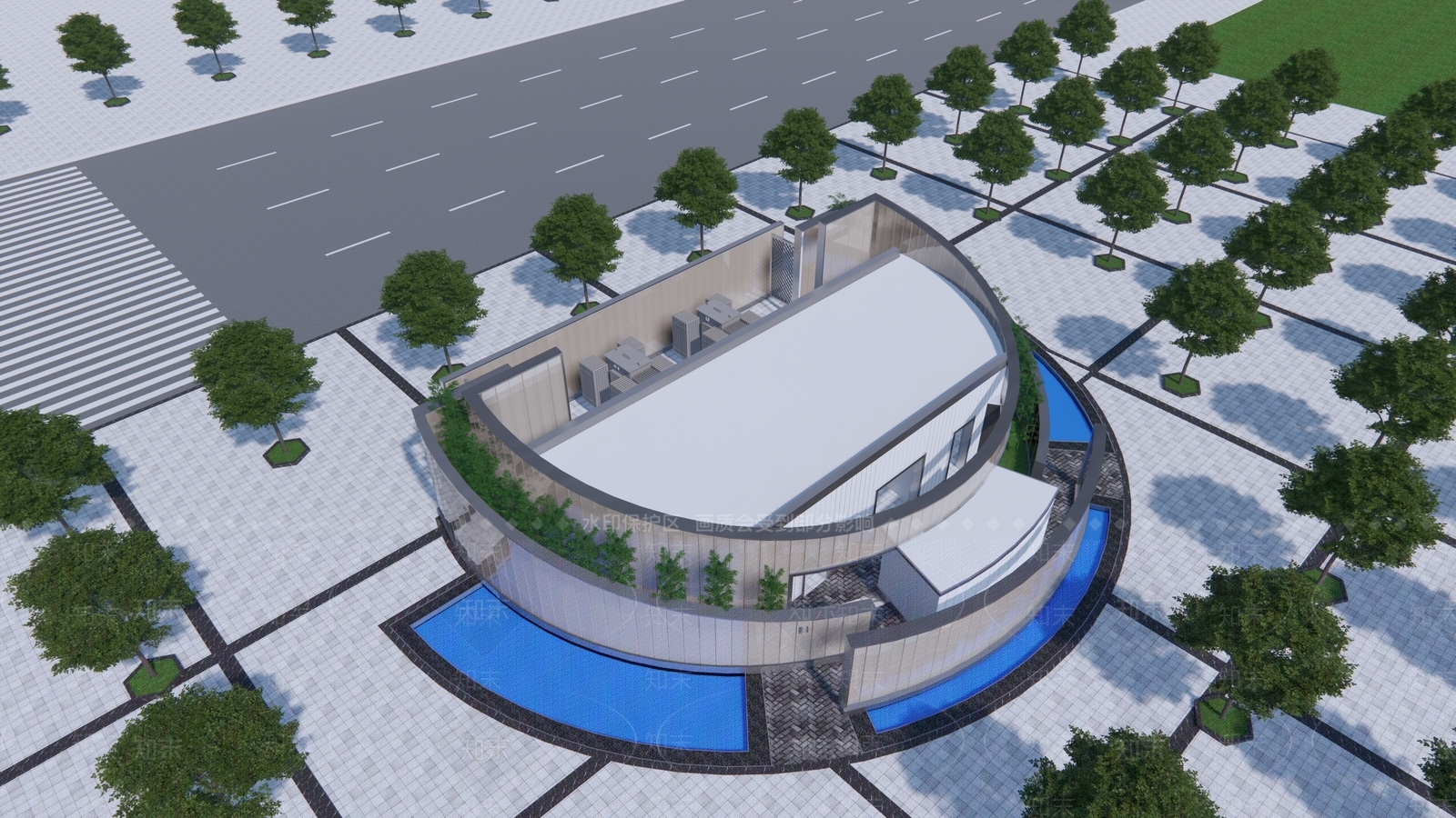 现代小公建SU模型下载【ID:1188951863】