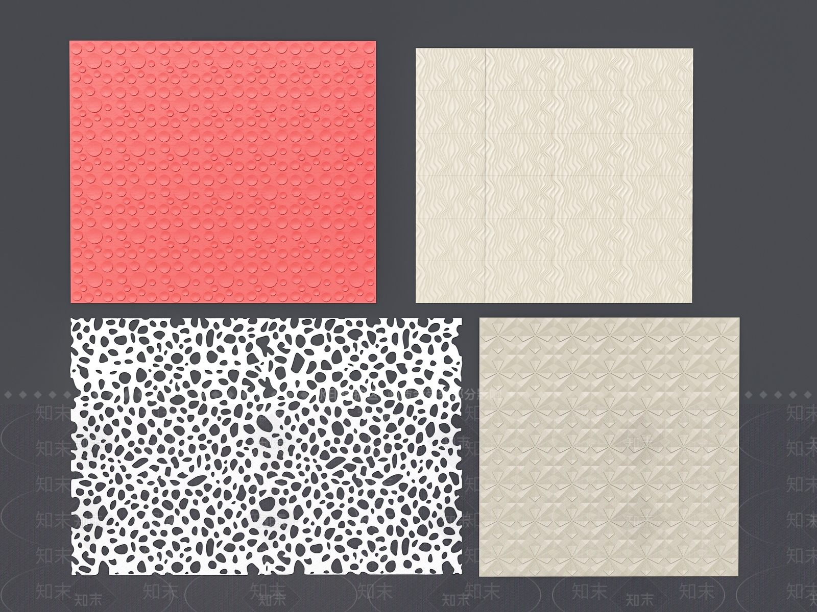 现代美式护墙板3D模型下载【ID:1188954005】