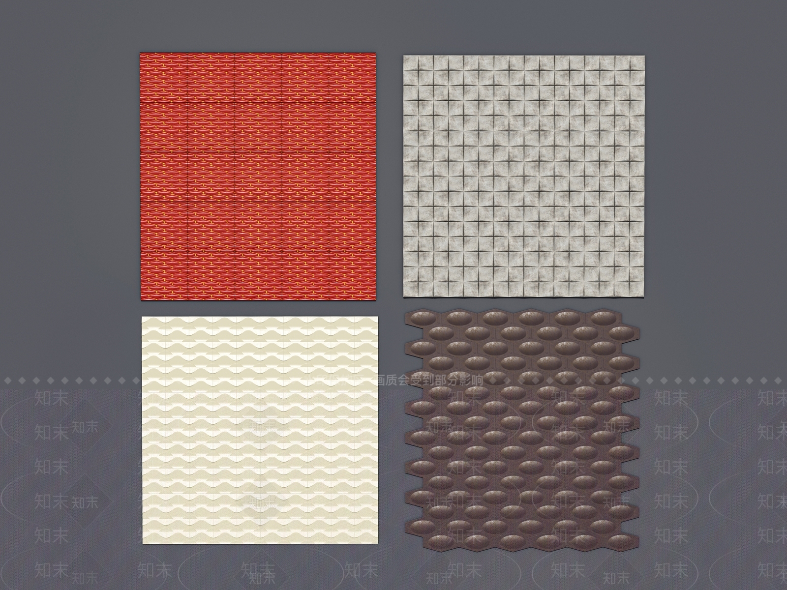 现代美式护墙板3D模型下载【ID:1188954391】