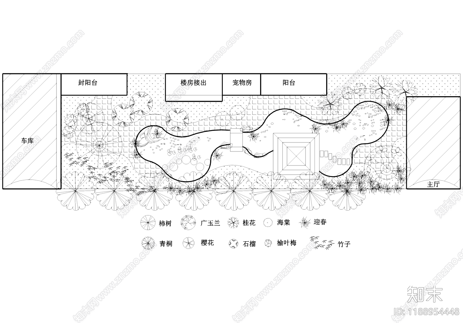 庭院施工图下载【ID:1188954448】