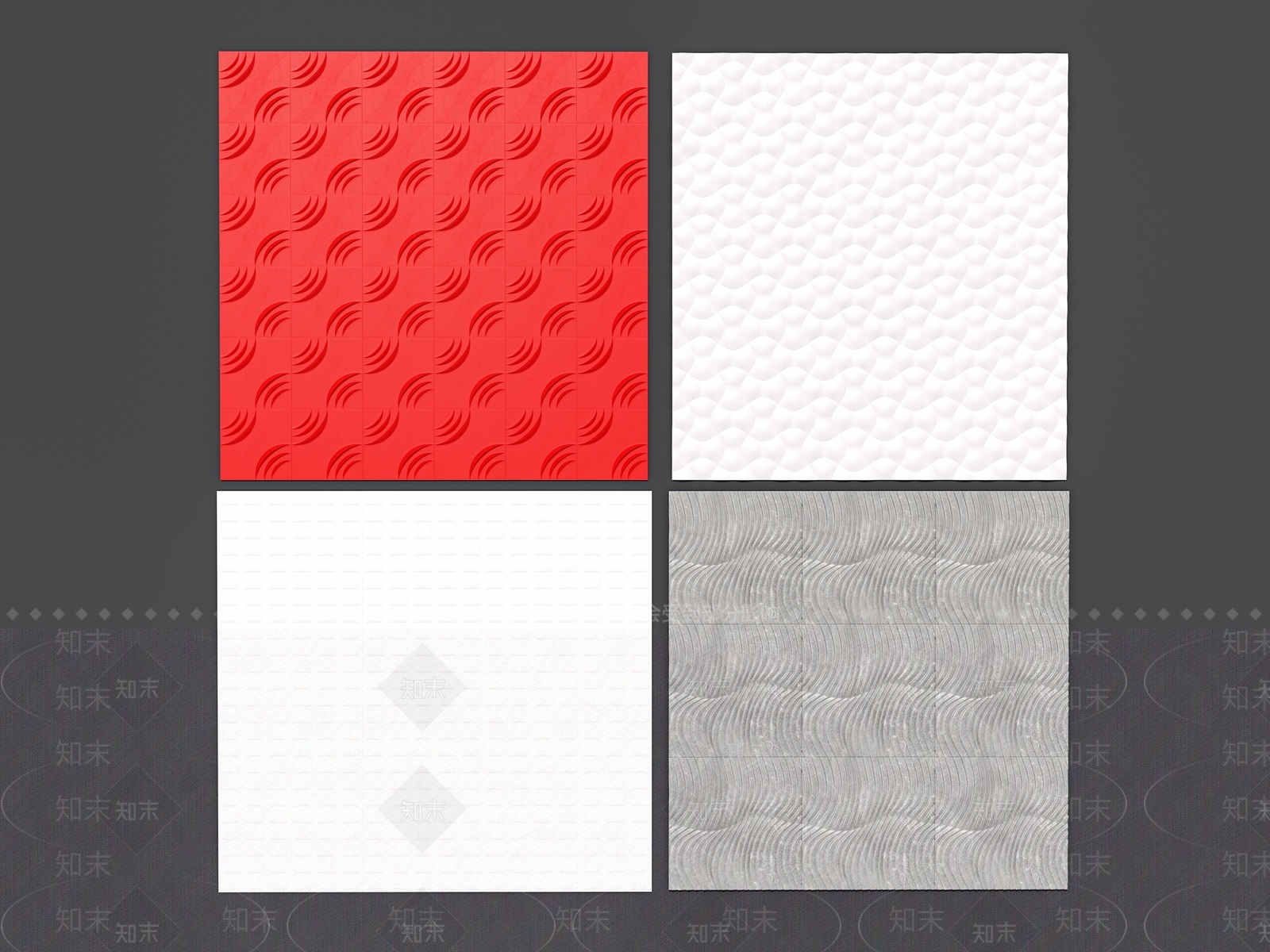 现代欧式护墙板SU模型下载【ID:1188959973】