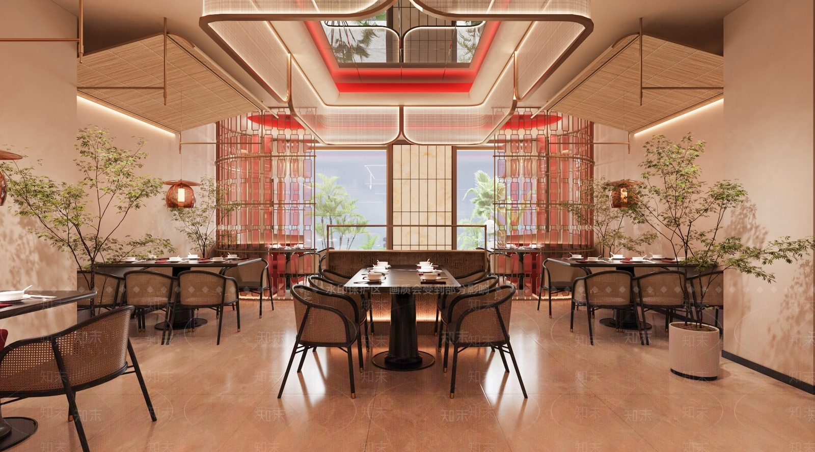 现代其他餐饮空间3D模型下载【ID:1188960437】