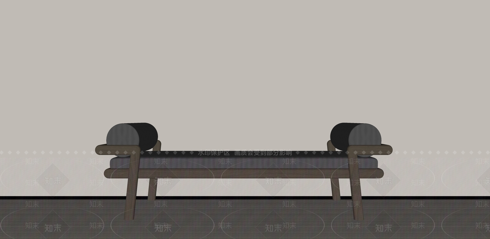 侘寂中古其他椅SU模型下载【ID:1188964978】