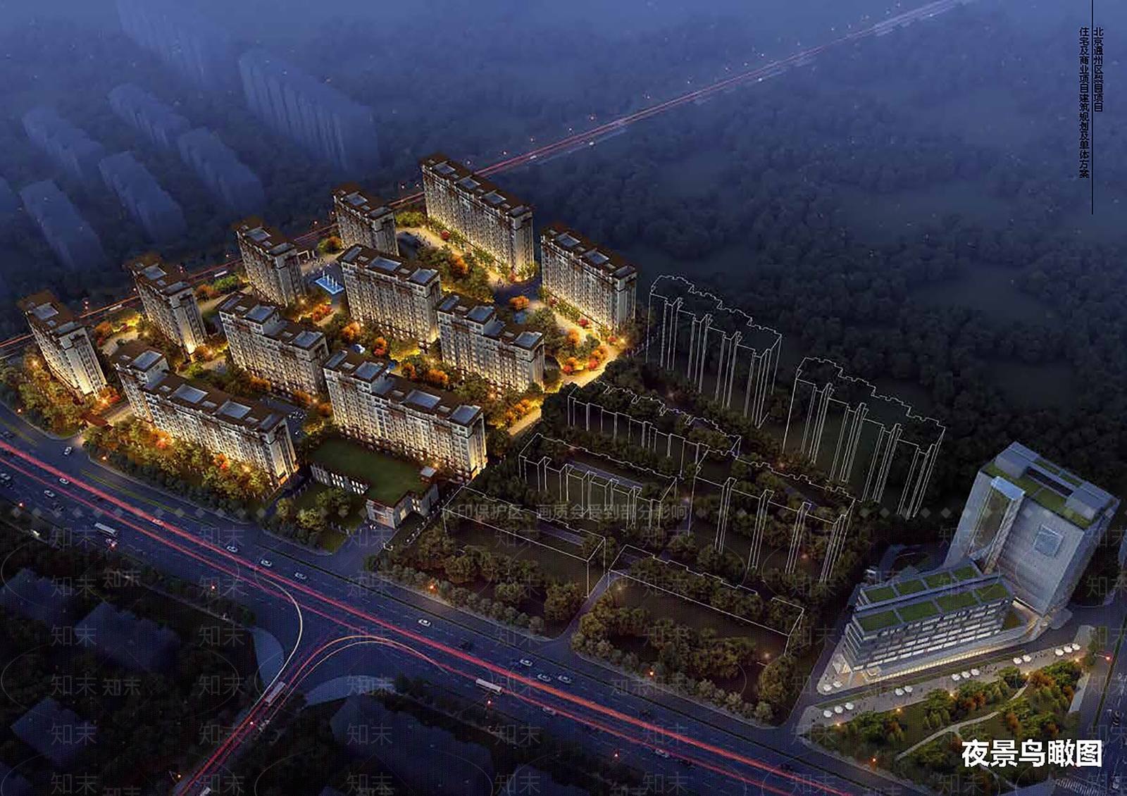 新中式现代高层住宅SU模型下载【ID:1188968116】