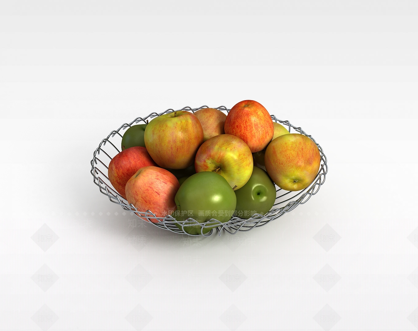 现代客厅水果盘3D模型下载【ID:1188982896】