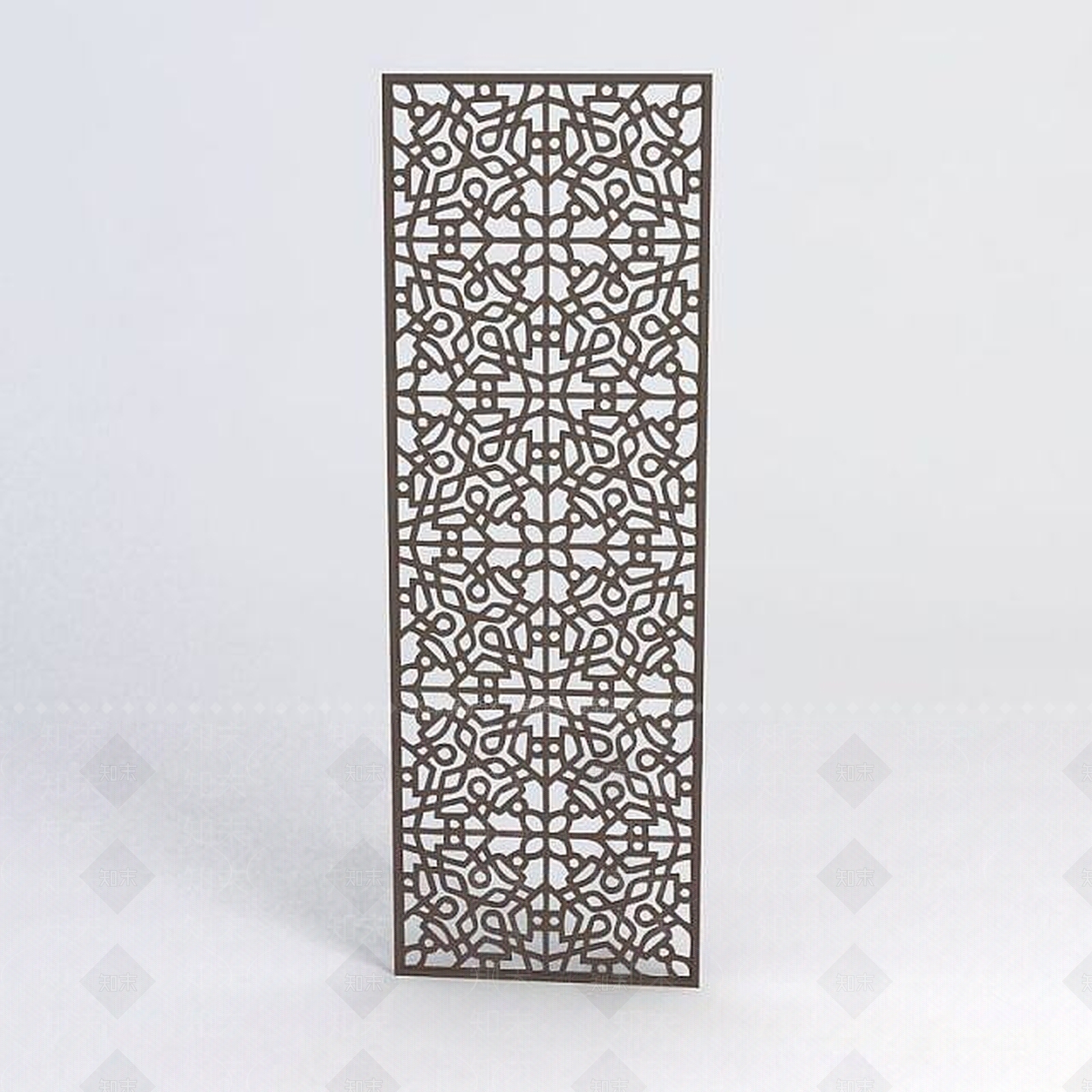 中式雕花隔断3D模型下载【ID:1188983623】
