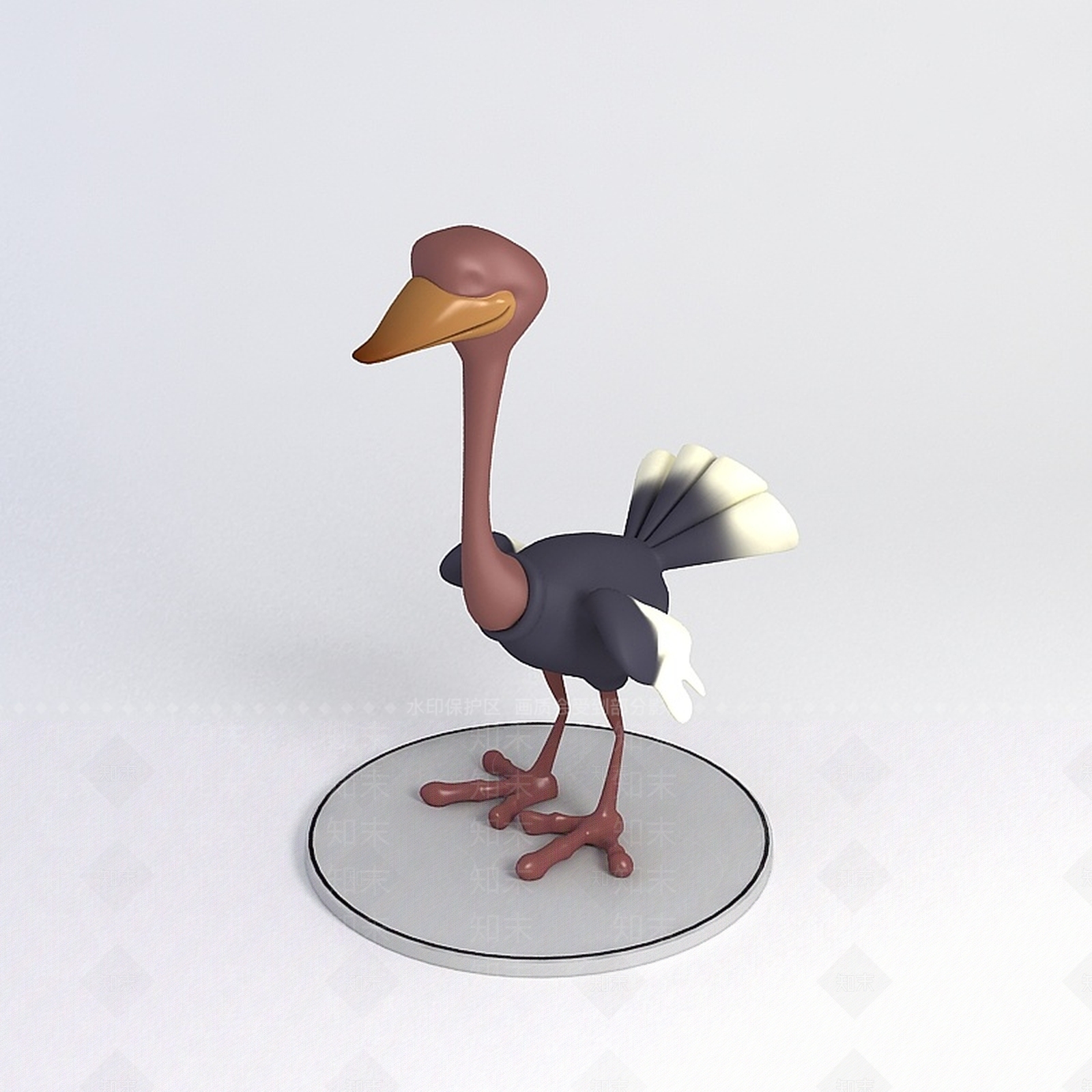 现代鸭子摆件3D模型下载【ID:1189151548】