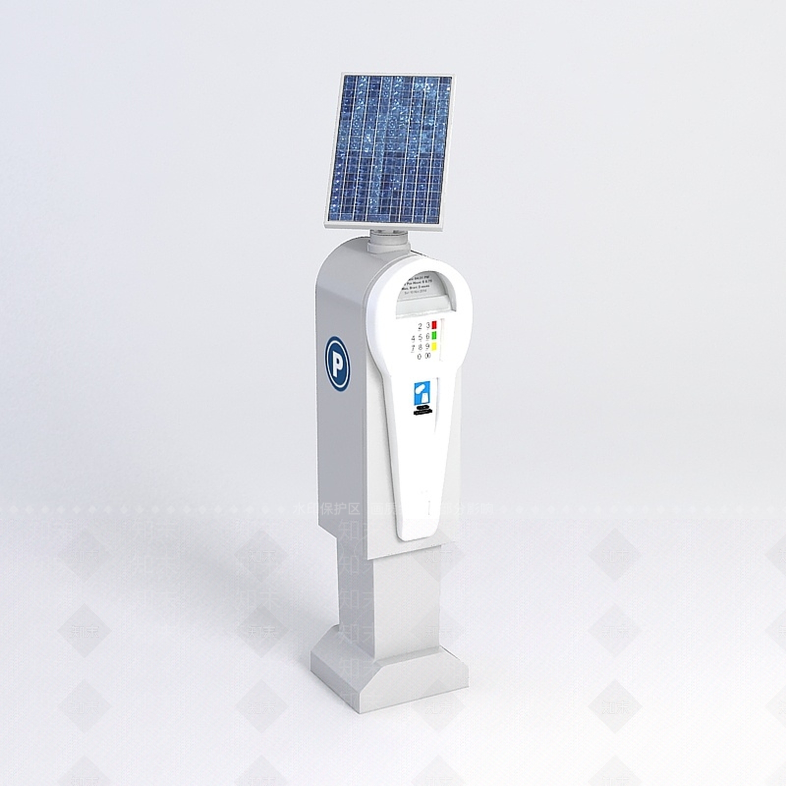 现代汽车充电桩3D模型下载【ID:1188986852】