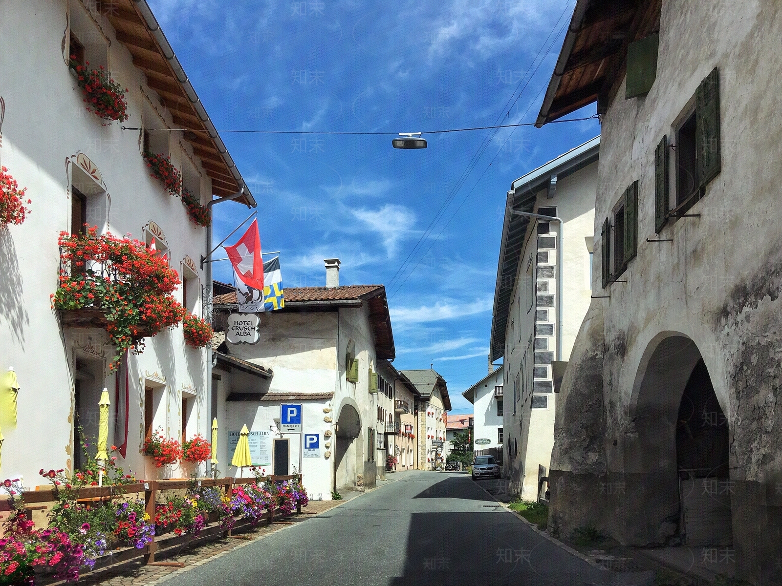 新中式中式街道外景贴图下载【ID:1188989154】