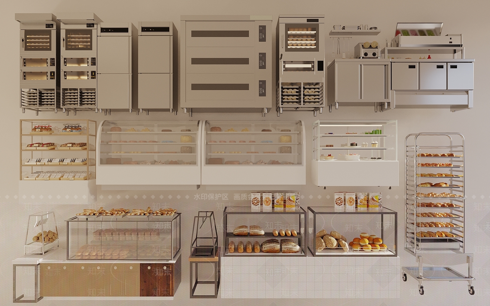 货架SU模型下载【ID:1188990132】