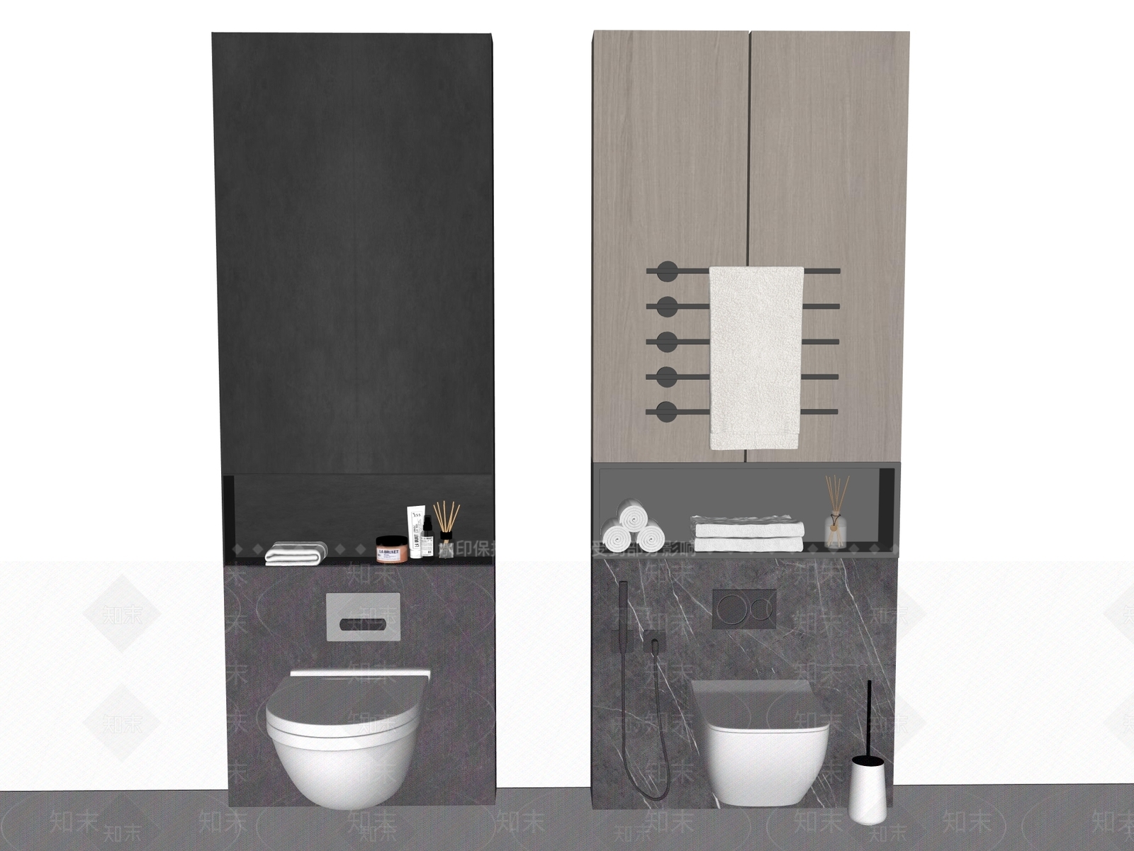 马桶SU模型下载【ID:1188995830】