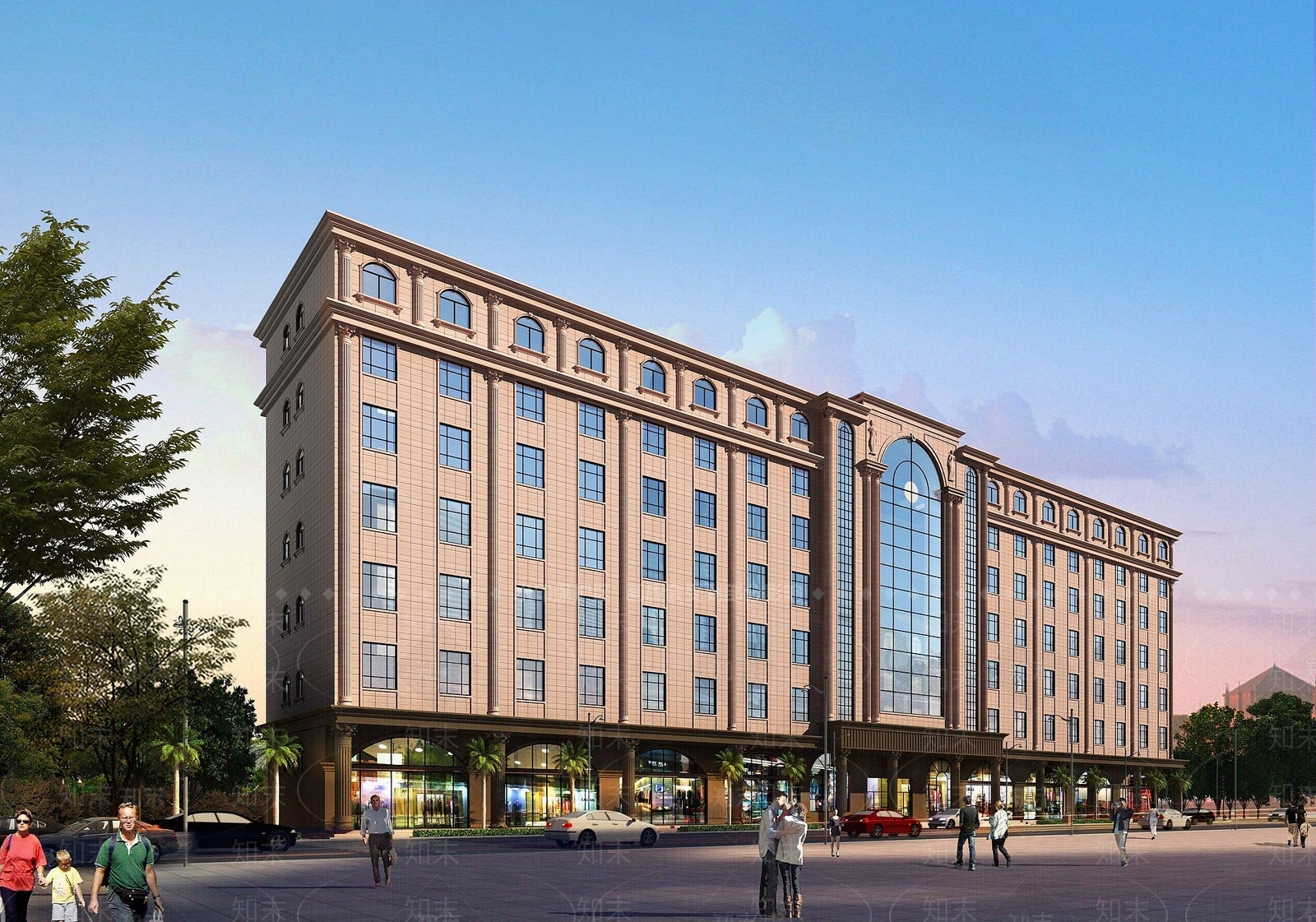 现代商场建筑3D模型下载【ID:1189005867】